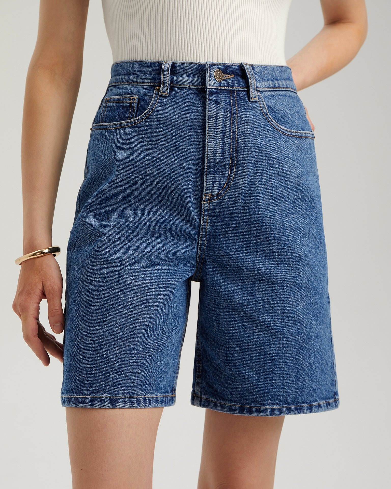 Extended shorts, Deep Blue — photo 5