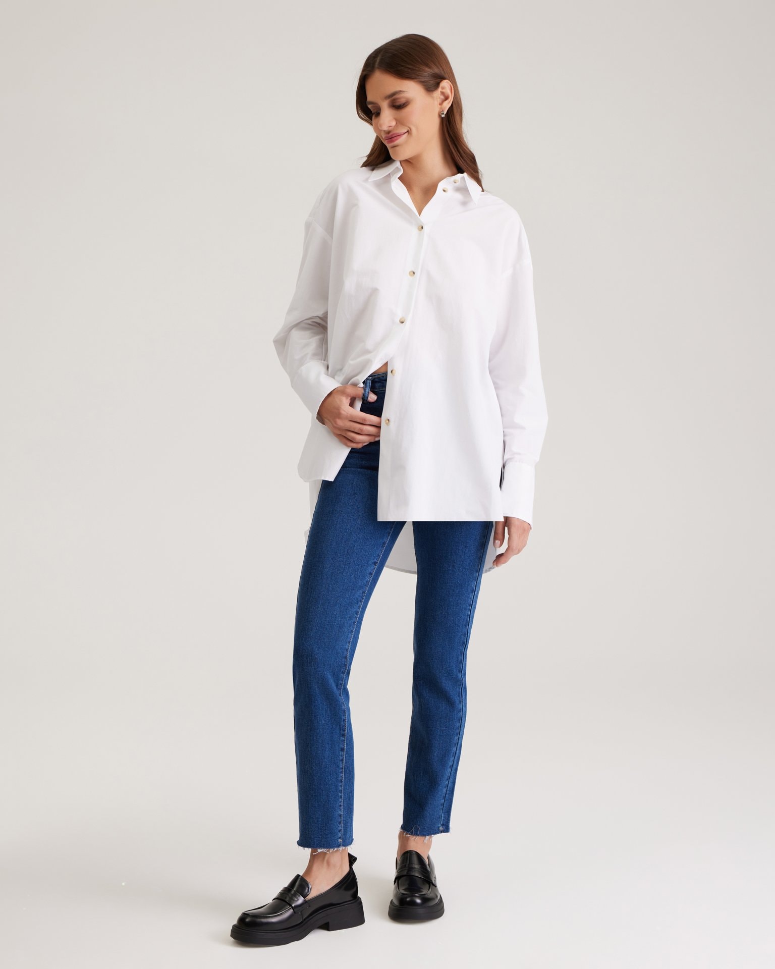 Skinny jeans, Blue — photo 3