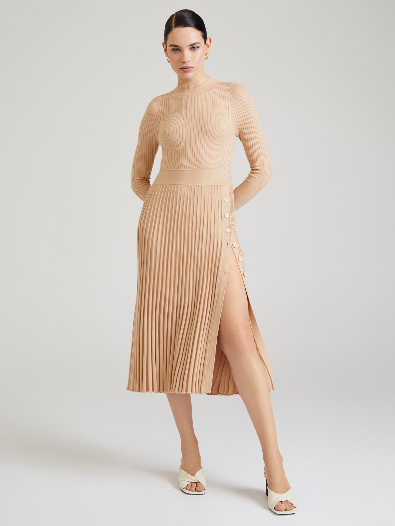 Beige dress, Beige — photo 4