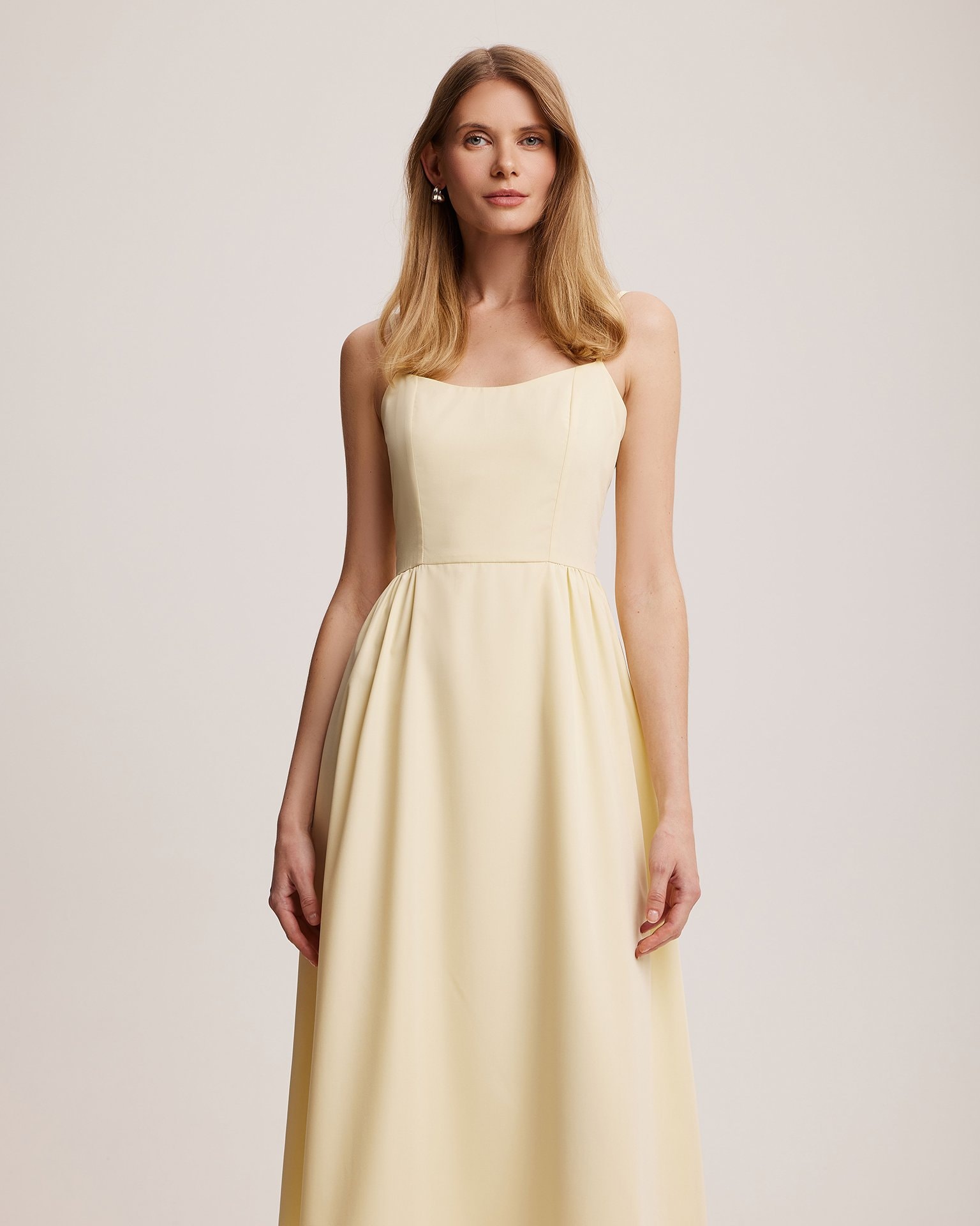 Butter-colored sundress, Yellow — photo 2