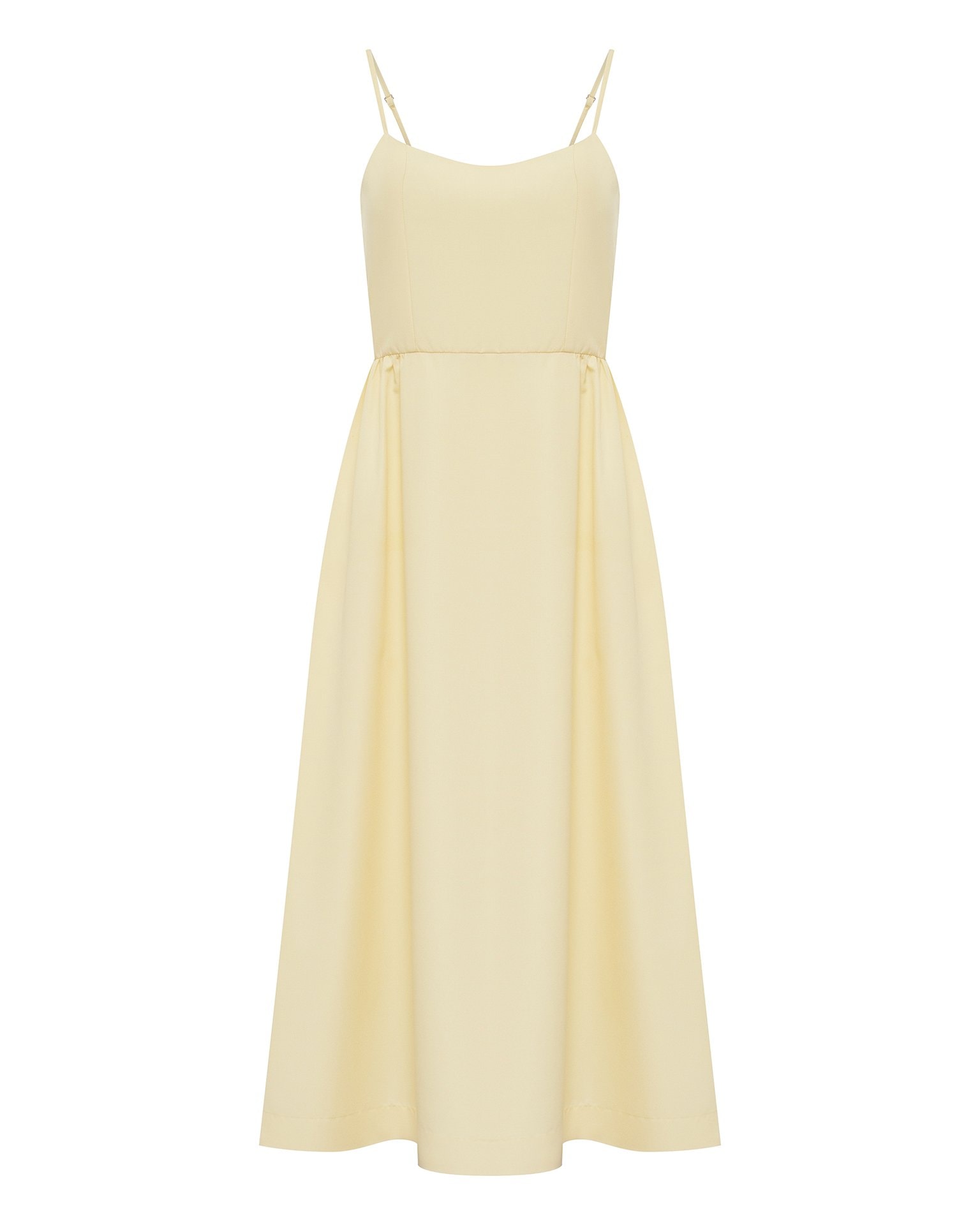 Butter-colored sundress, Yellow — photo 6
