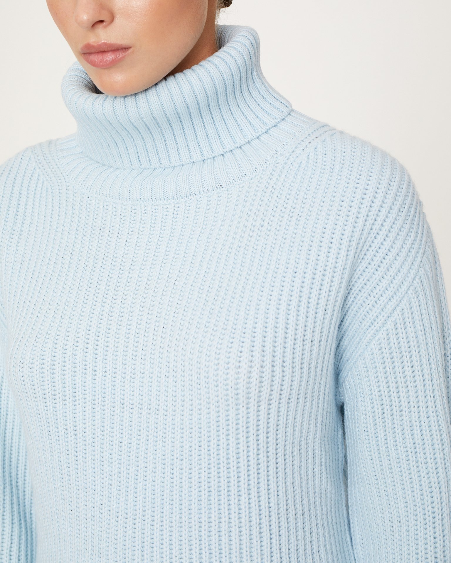 Sky blue sweater, Light Blue — photo 5