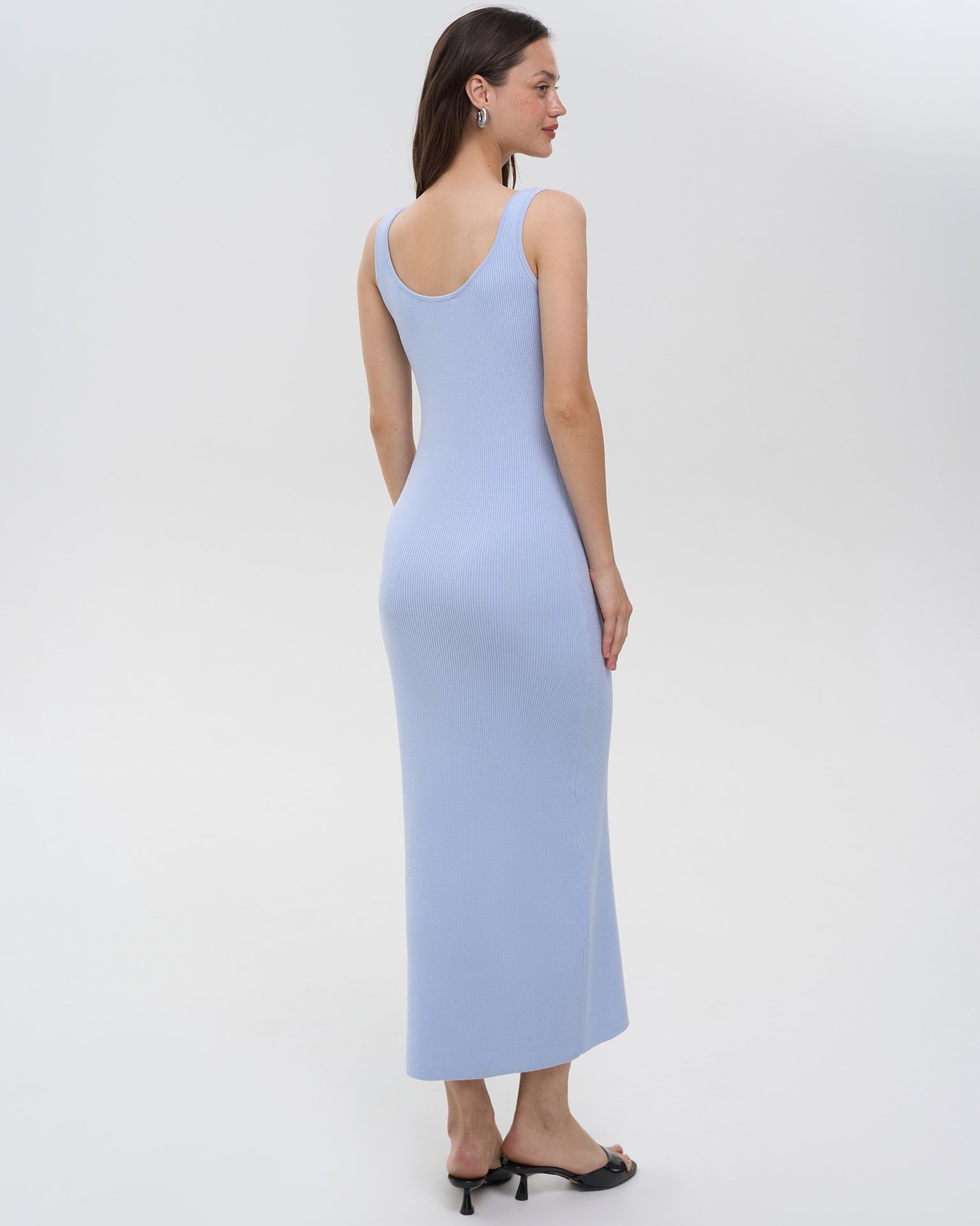 Fitted dress, Sky Blue — photo 3