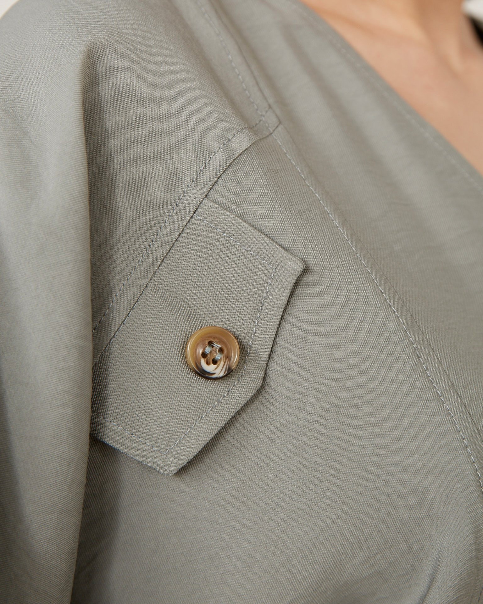 Casual-style jumpsuit, Khaki — photo 5