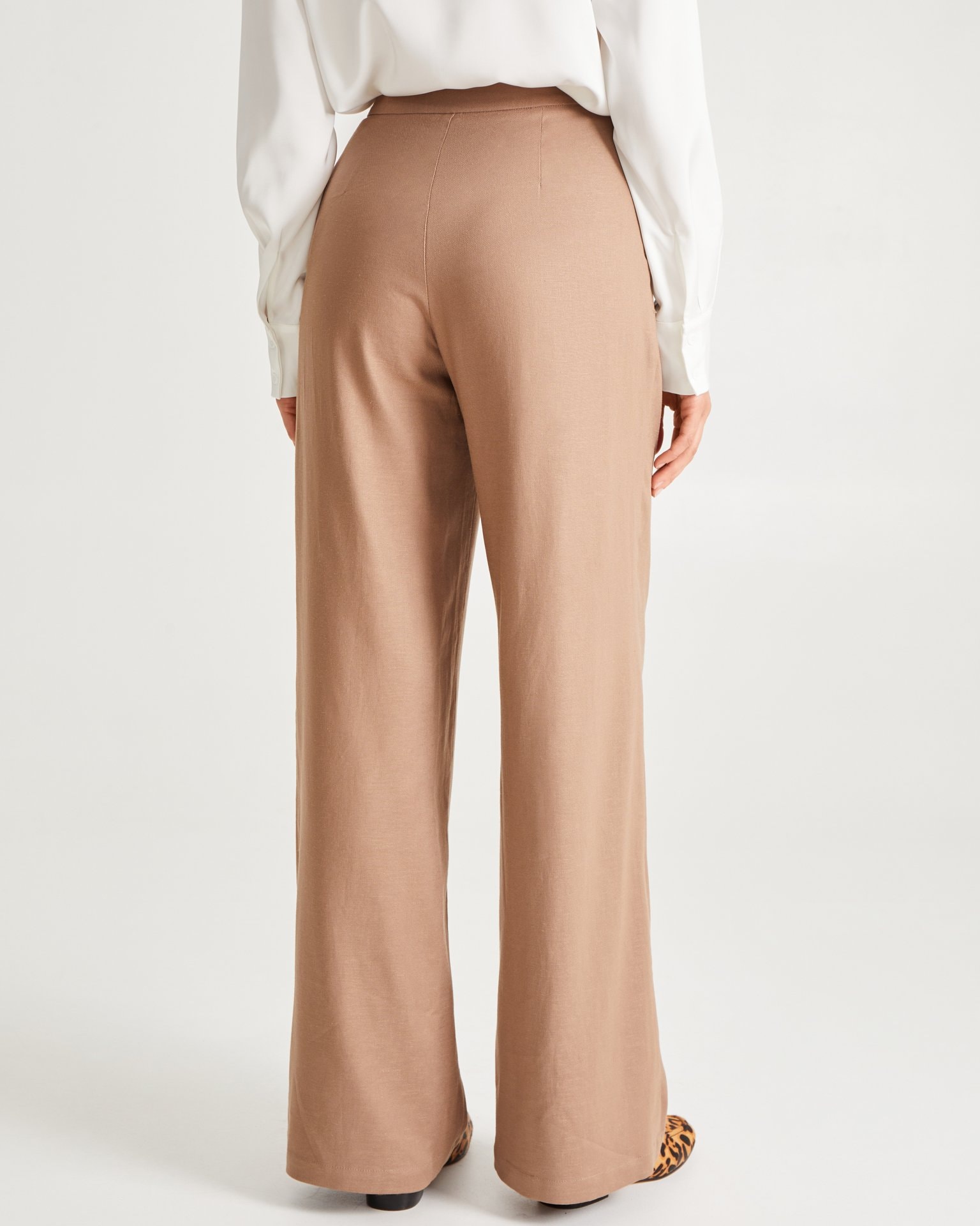 Palazzo trousers, Brown — photo 5