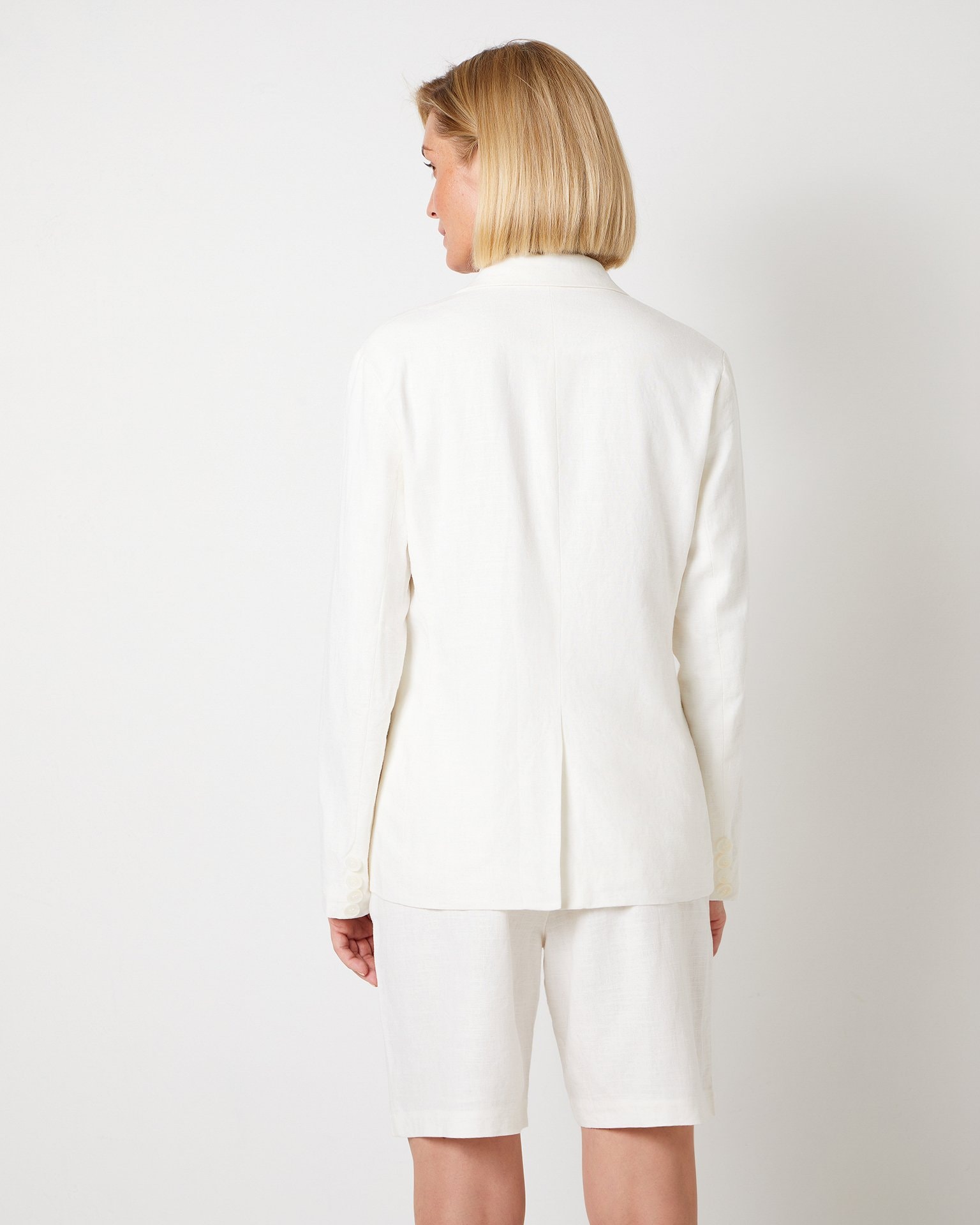 Jacket with patch pockets, White — photo 4