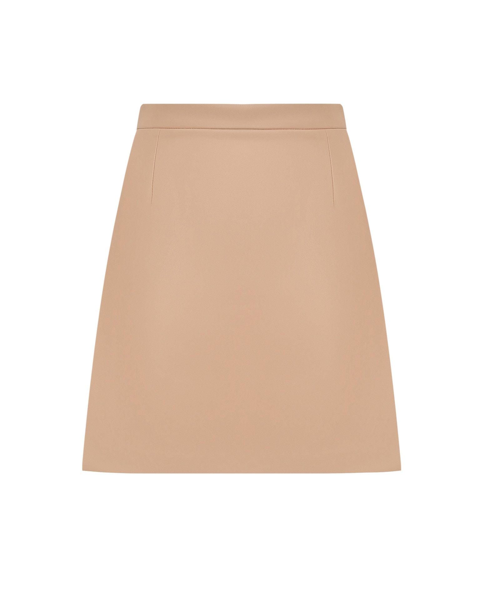 Eco-leather skirt, Beige — photo 9