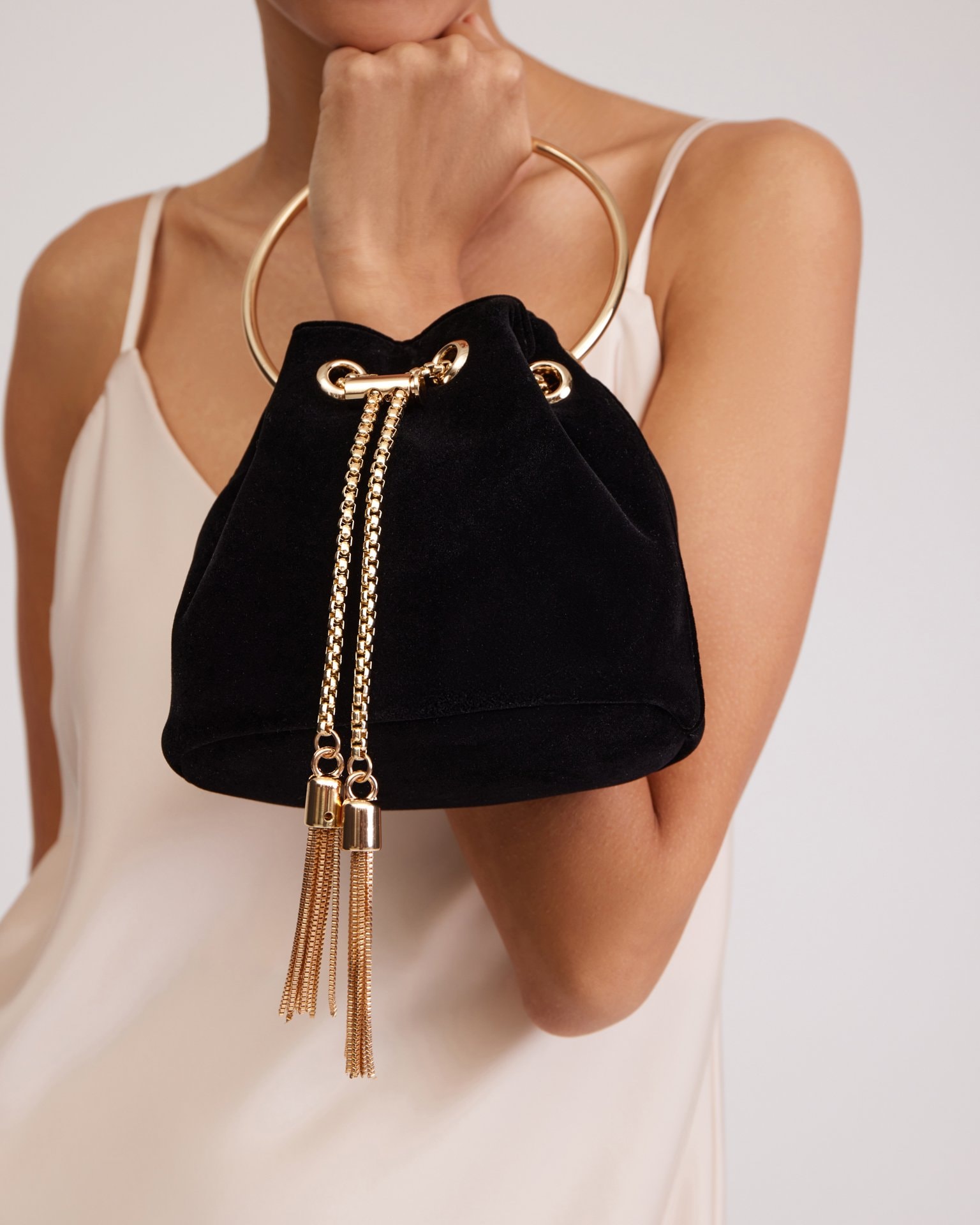 Drawstring Bag, Black — photo 4