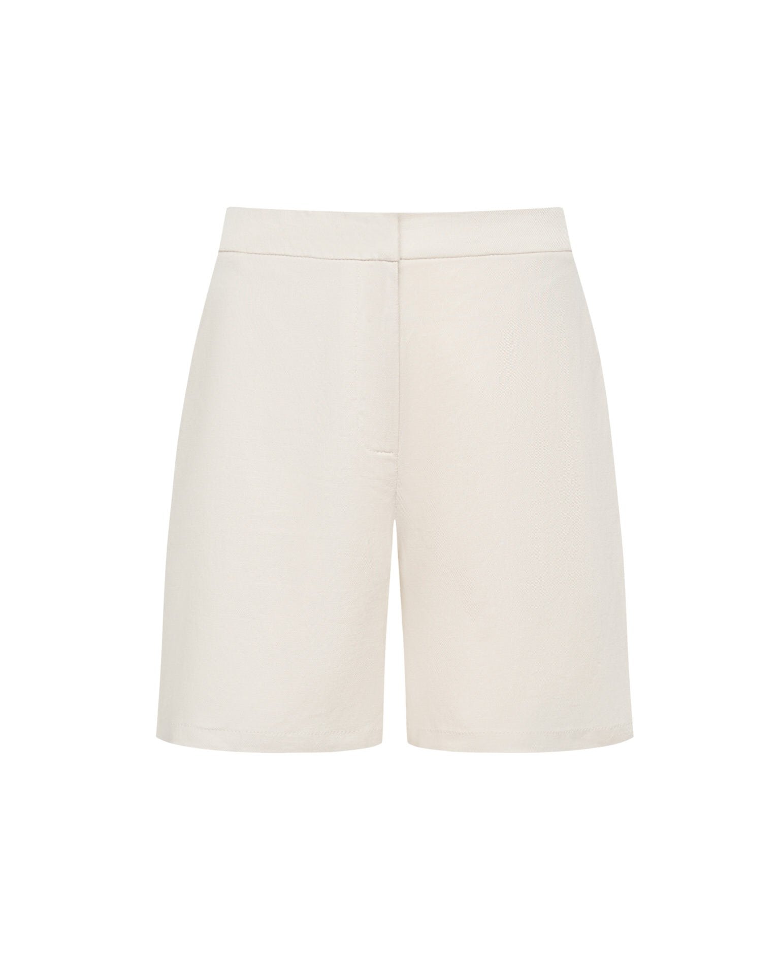 Linen shorts, Beige — photo 6