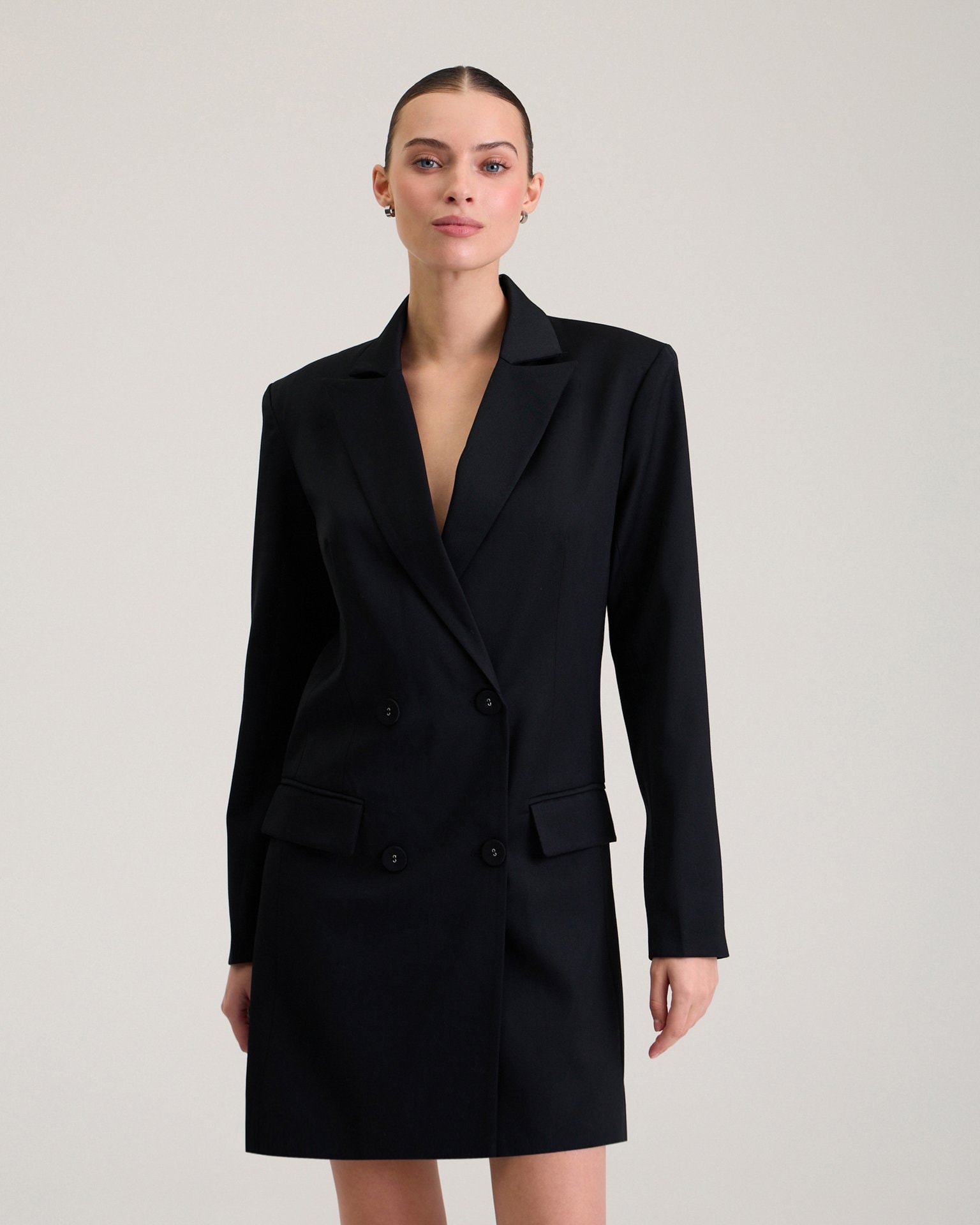 Blazer dress, Black — photo 3
