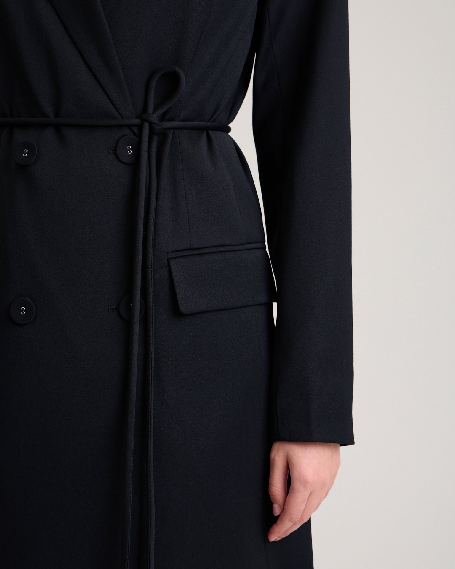 Blazer dress, Black — photo 10