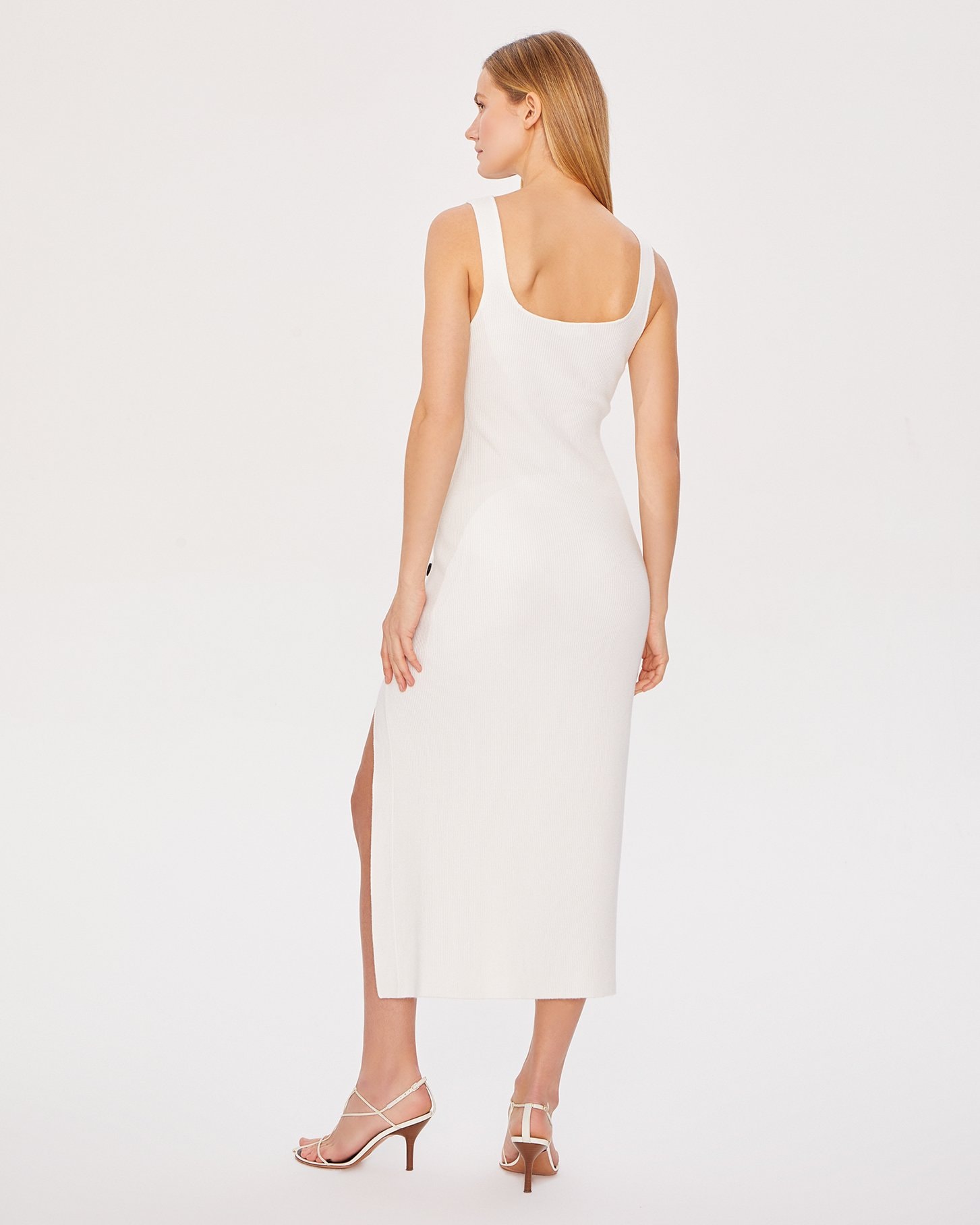 White strap dress, White — photo 4