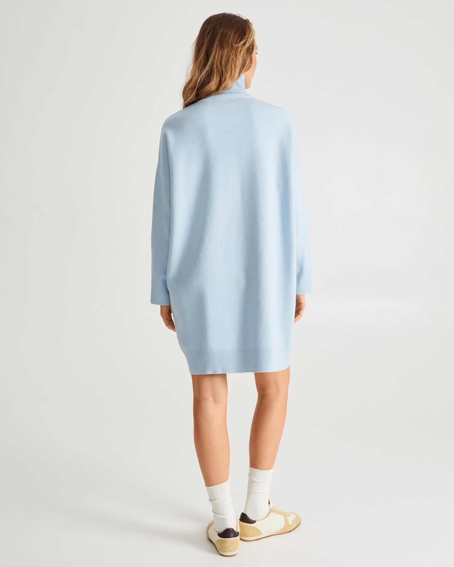 Cocoon dress, Cornflower Blue — photo 4