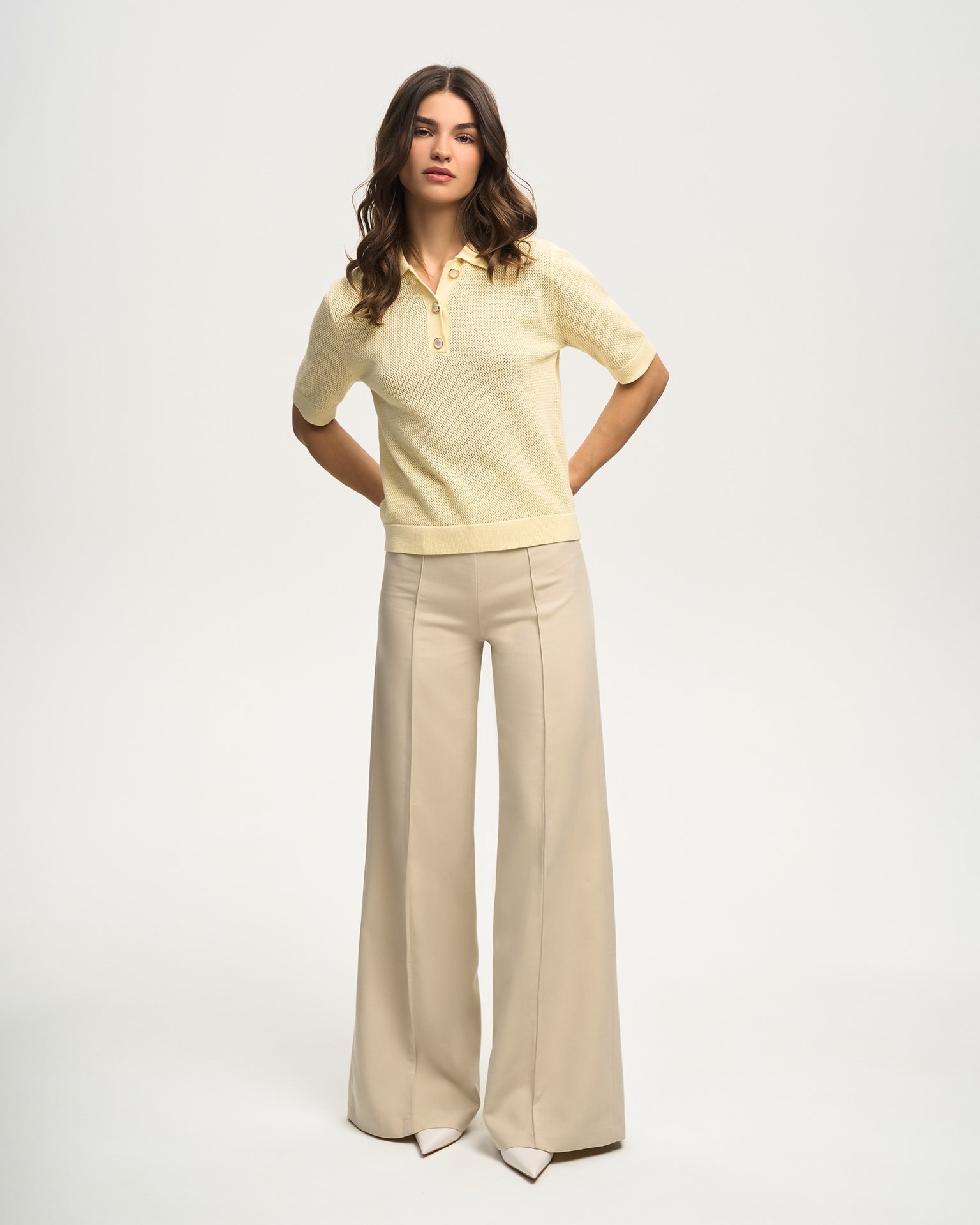 Polo in butter, Yellow — photo 2