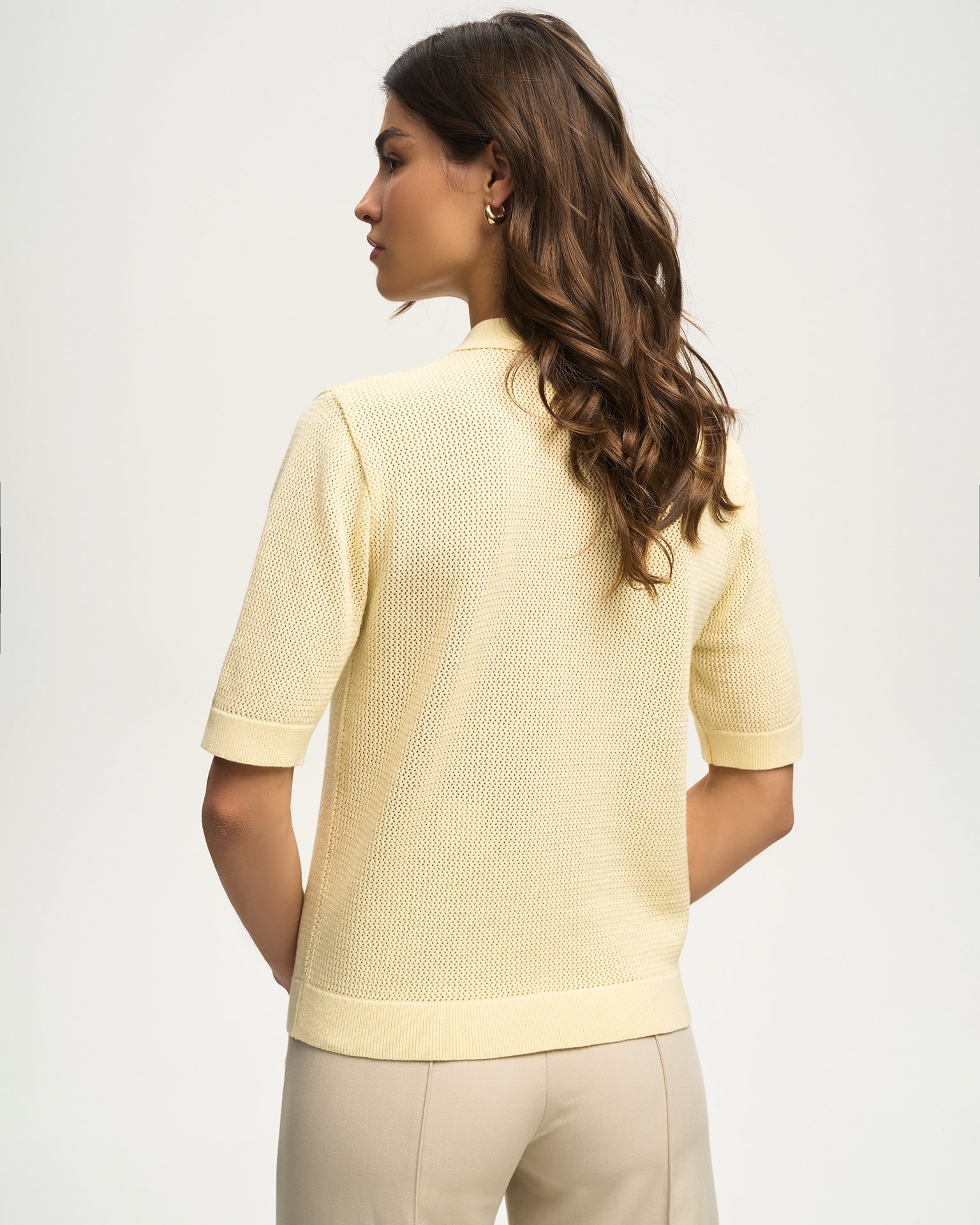 Polo in butter, Yellow — photo 3