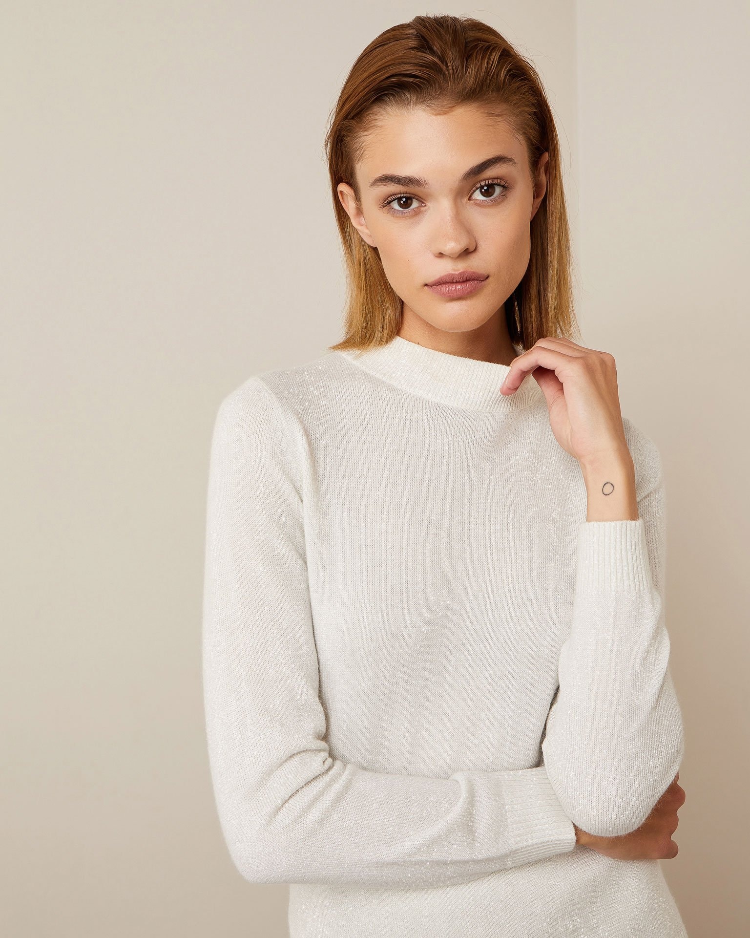 White Trousers Suit, White — photo 4