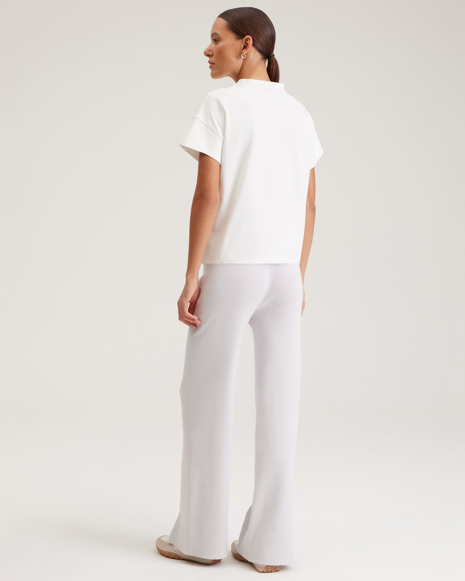T-shirt with a Patch Pocket, Milk — photo 4