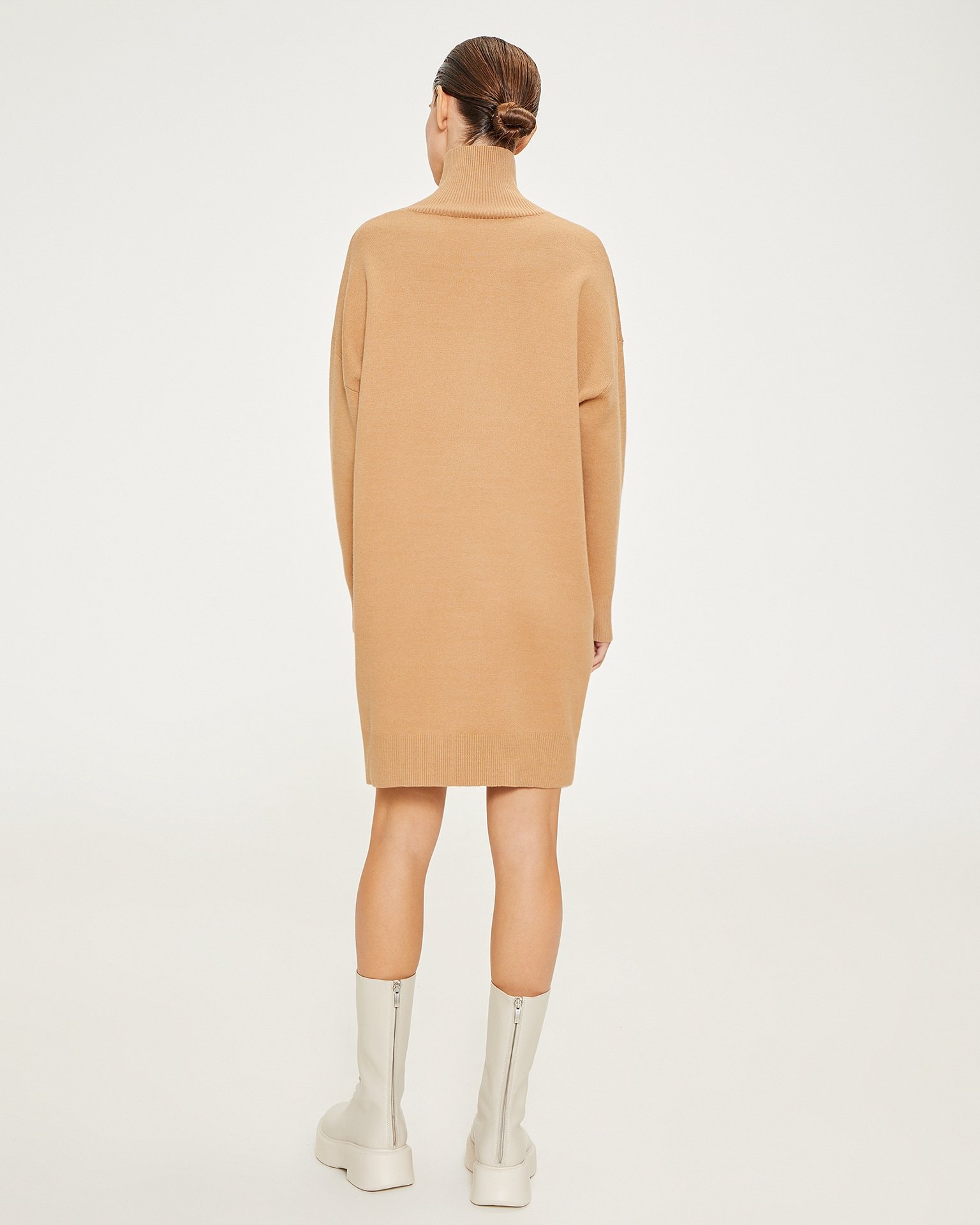 Cocoon Dress, Brown — photo 3