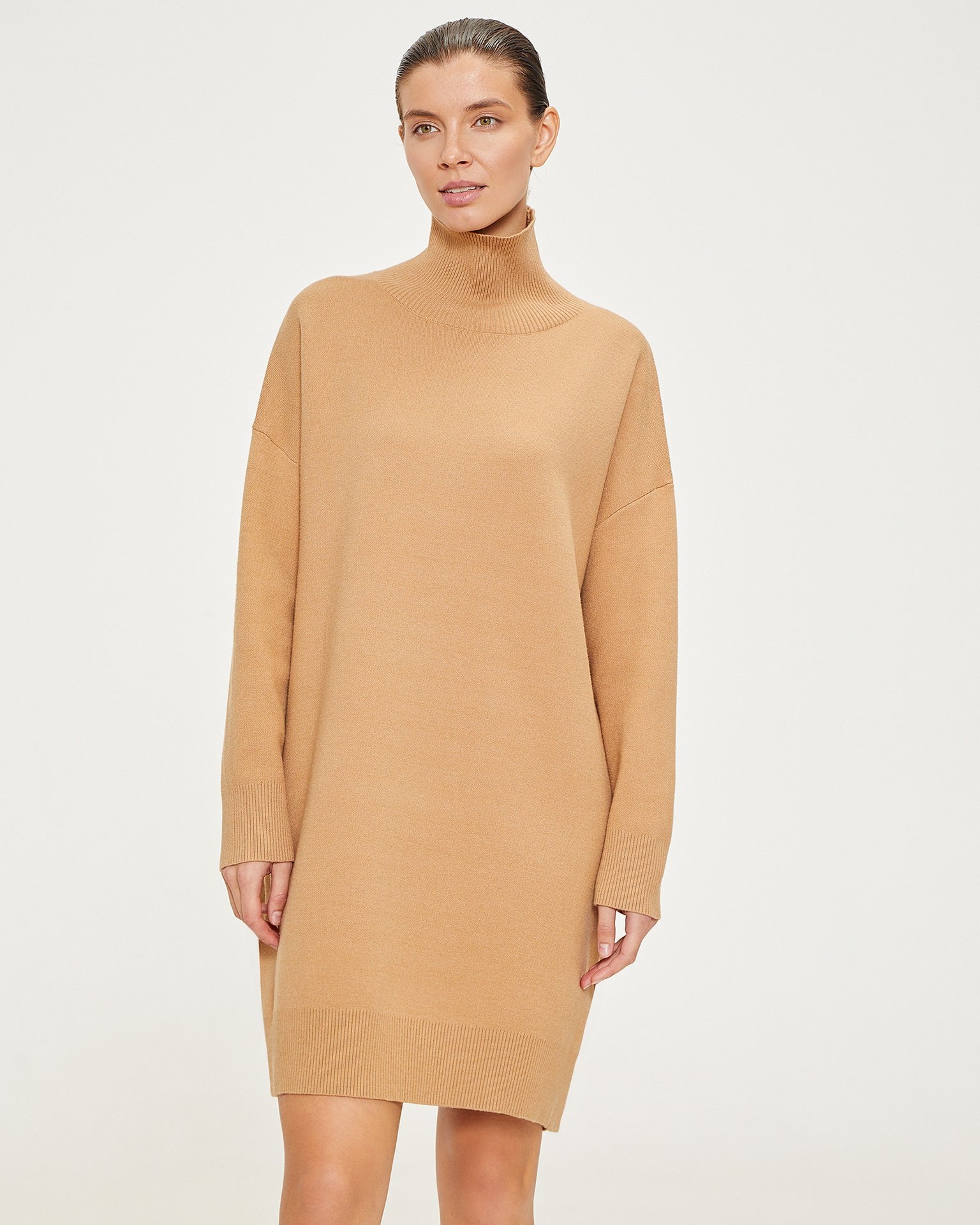Cocoon Dress, Brown