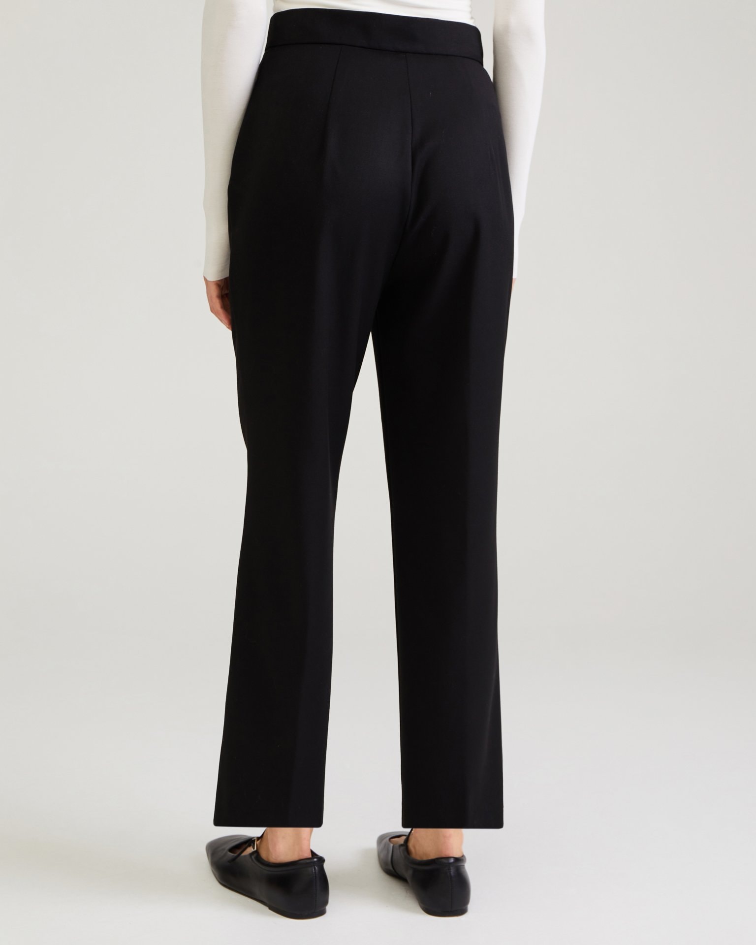 Cropped Trousers, Black — photo 7