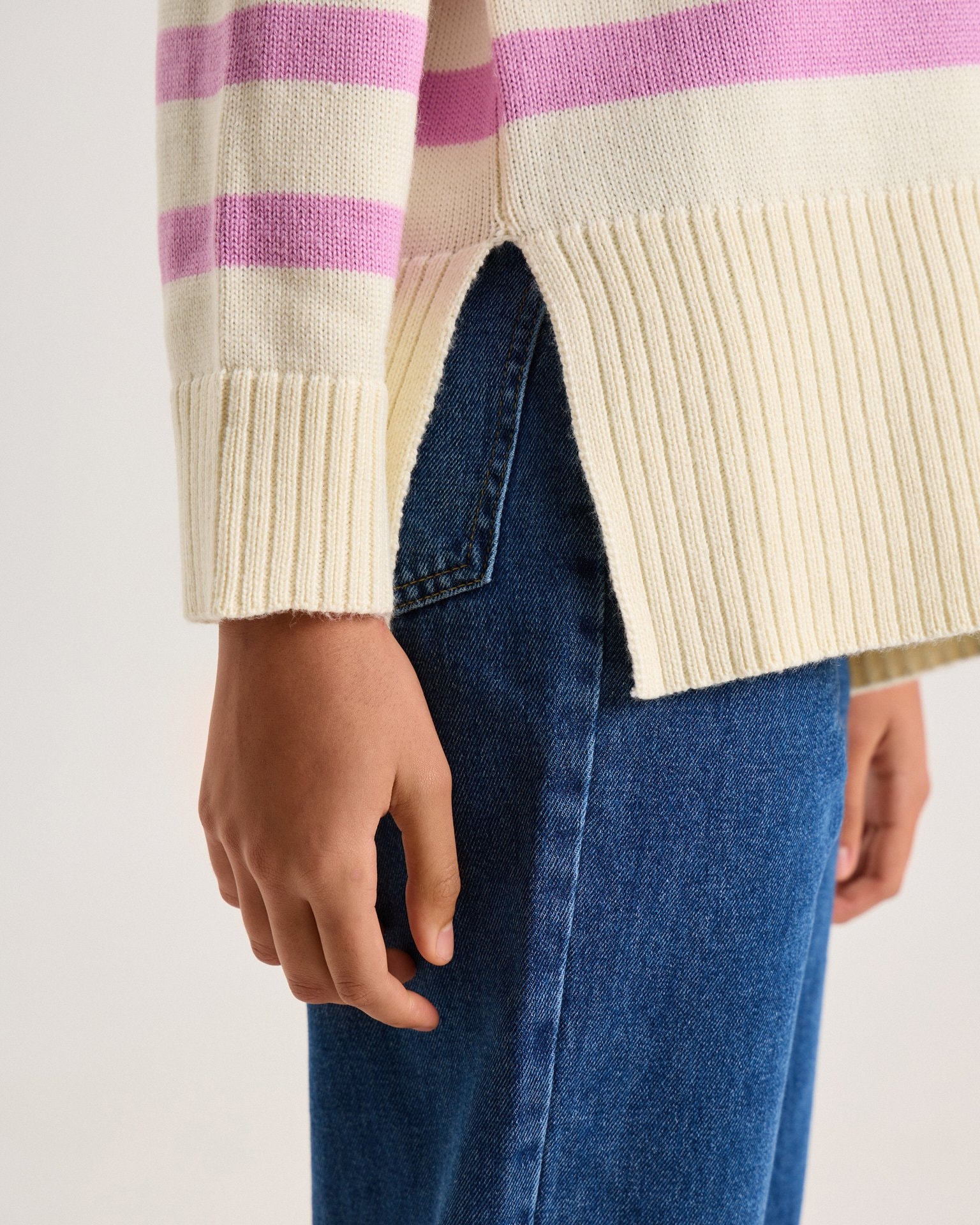 Striped pink jumper, Pink — photo 11