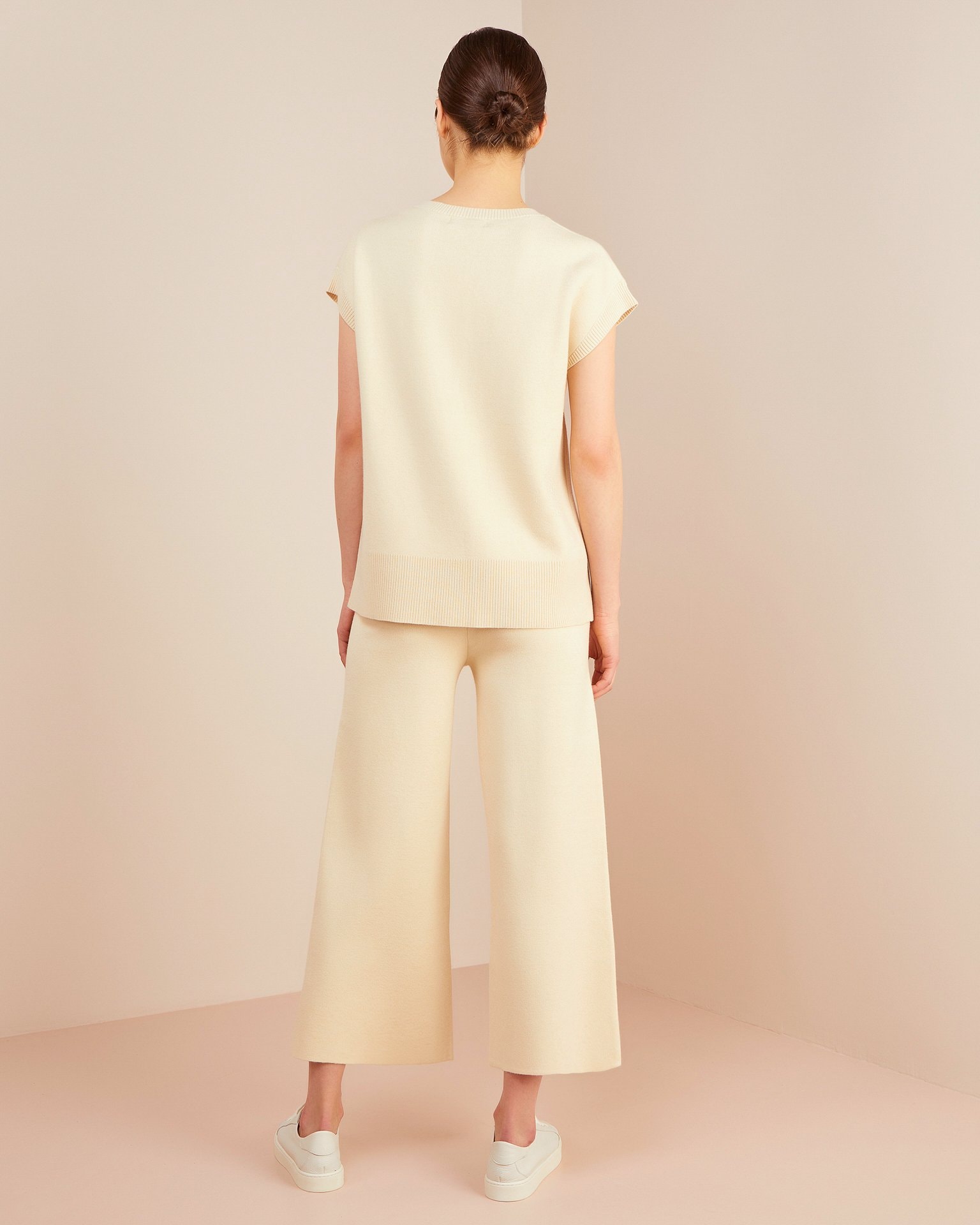 Suit with culottes, Light Beige — photo 3