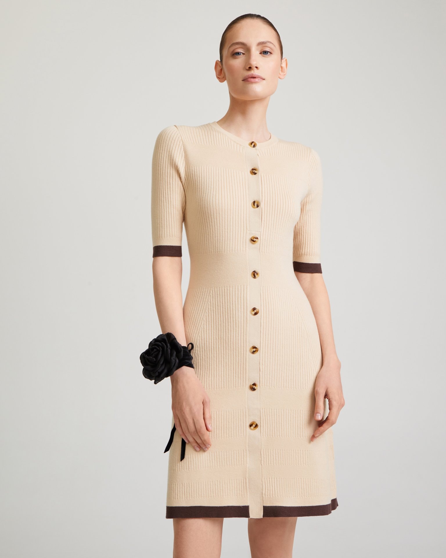 Beige dress, Beige — photo 2
