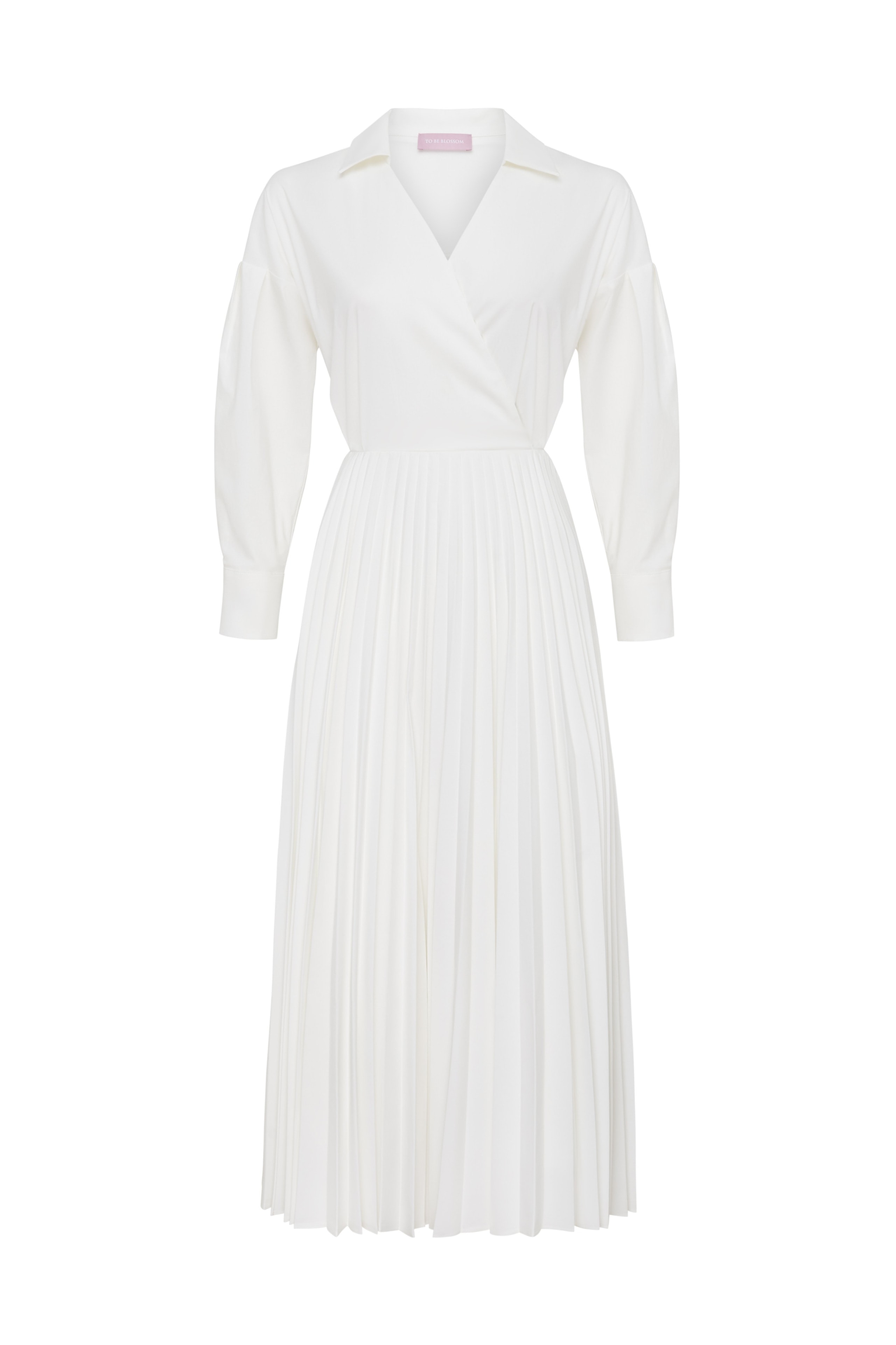 White midi dress, White