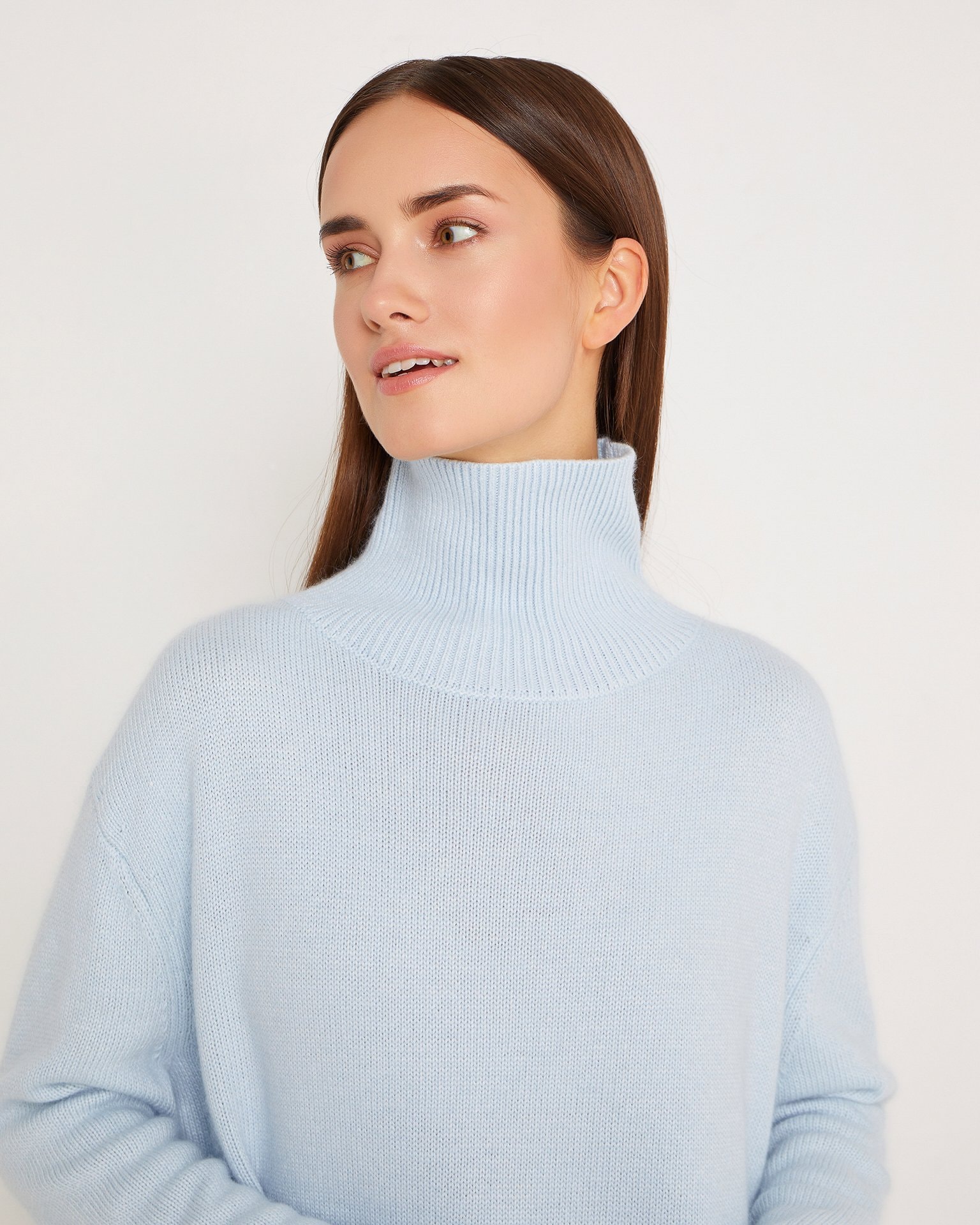 Dense Knit Dress, Blue — photo 5