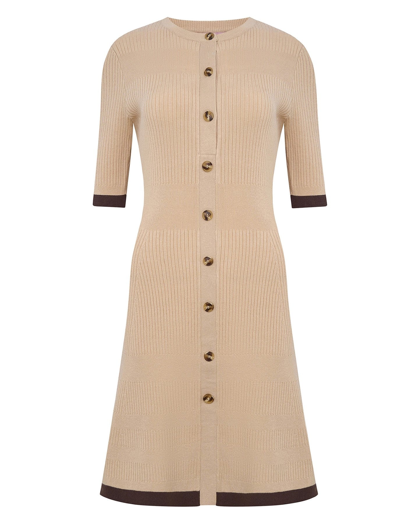 Beige dress, Beige — photo 6