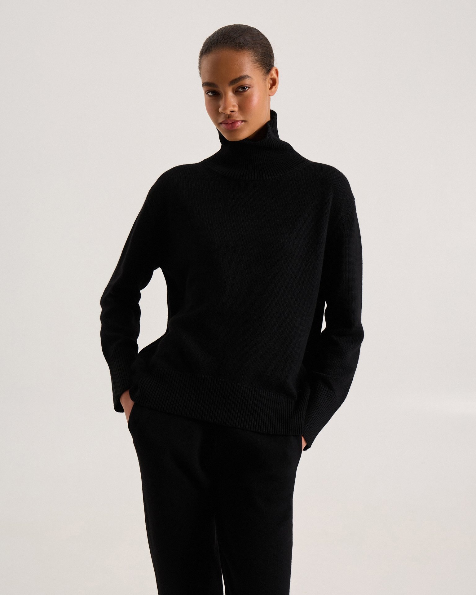 Knit set, Black