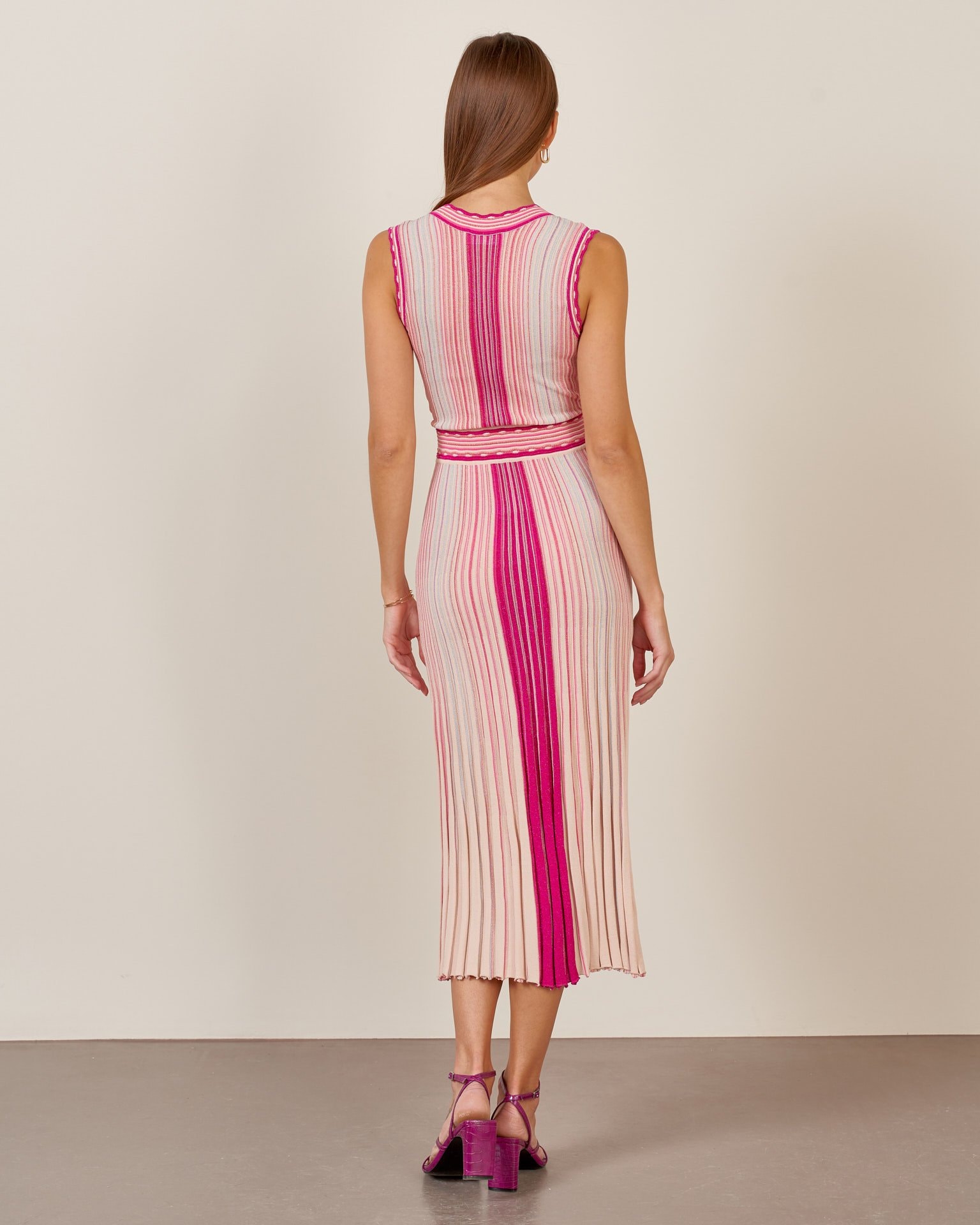 Dress with gradient dyeing, Pink — photo 3