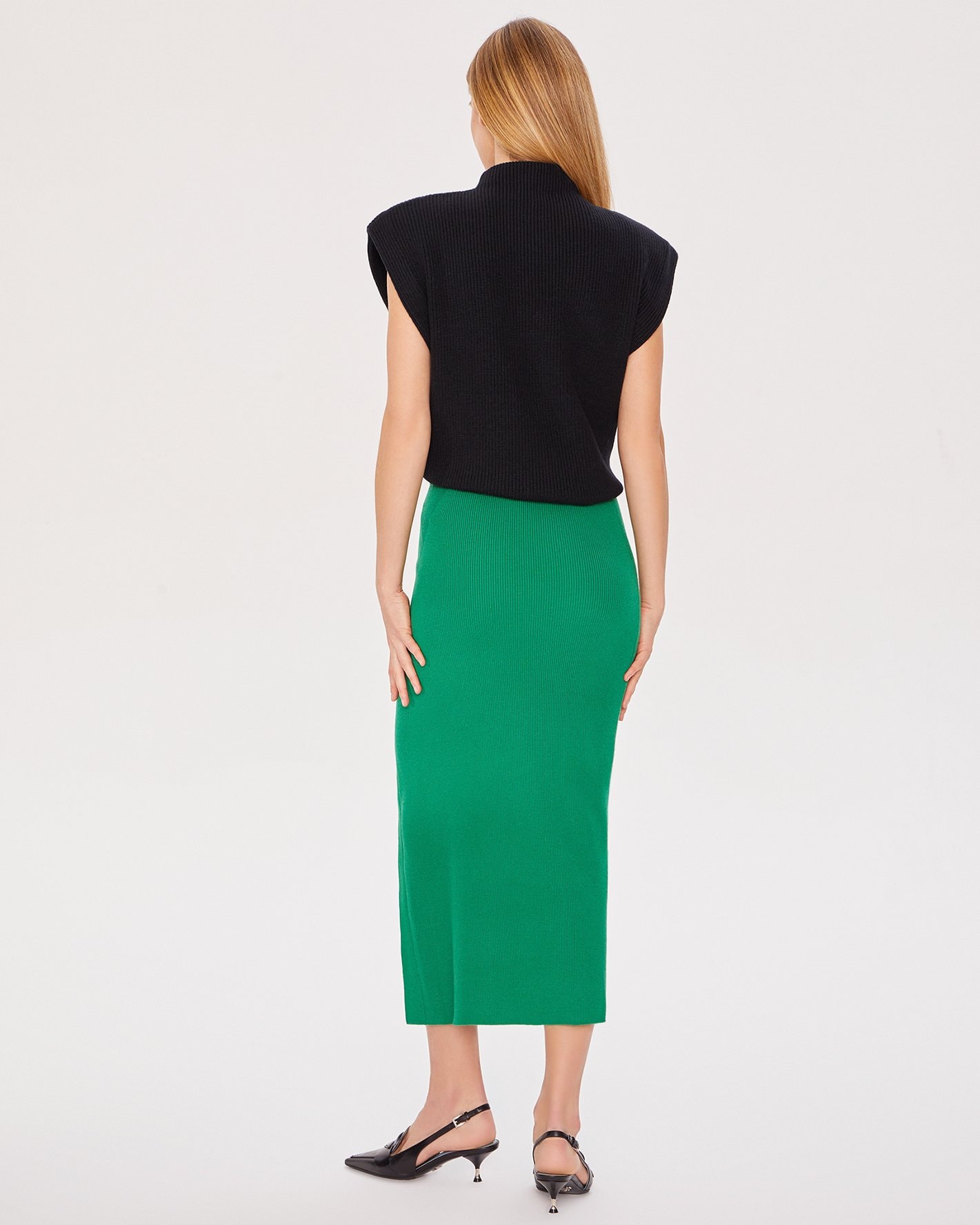 Green skirt, Green — photo 4