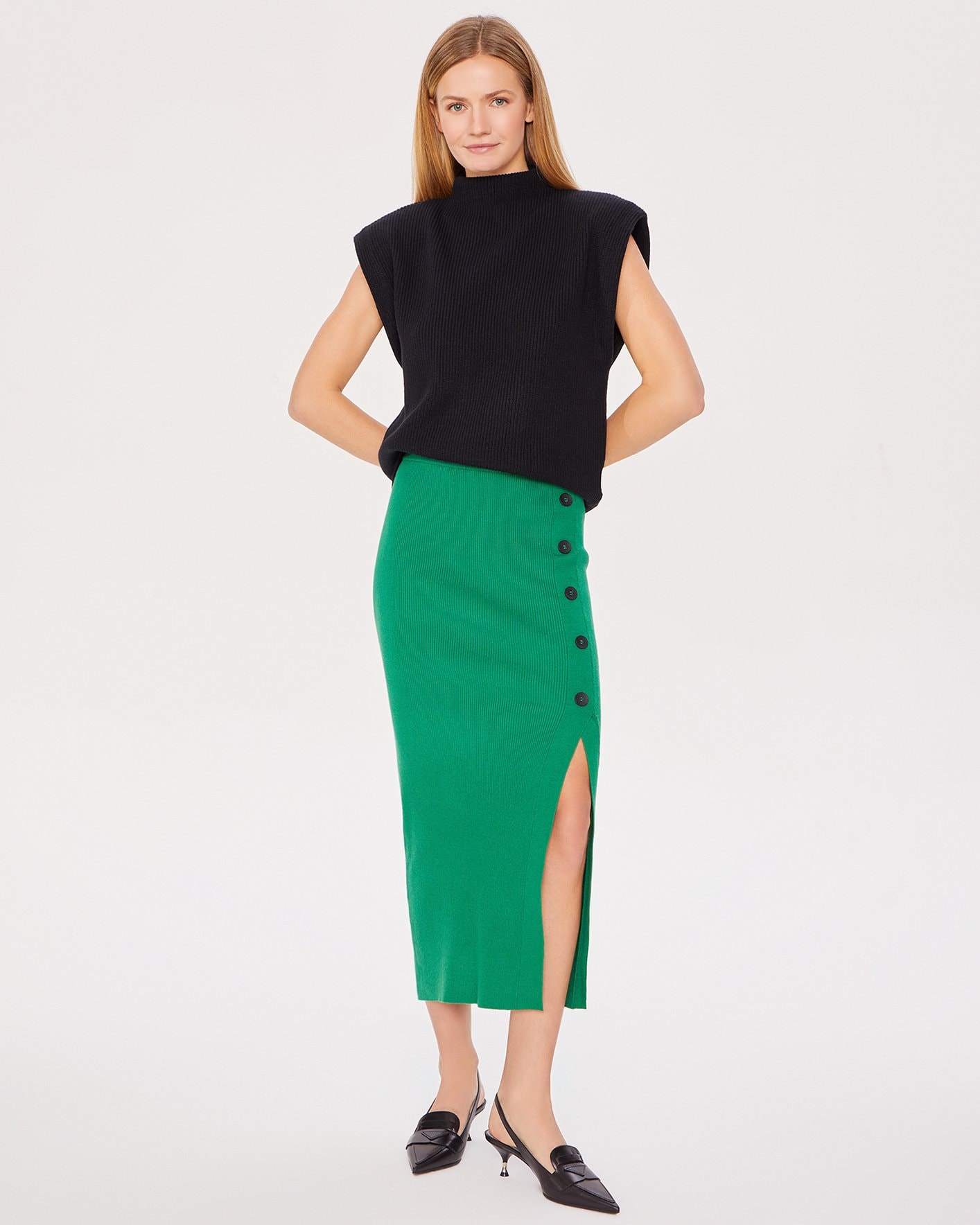 Green skirt, Green