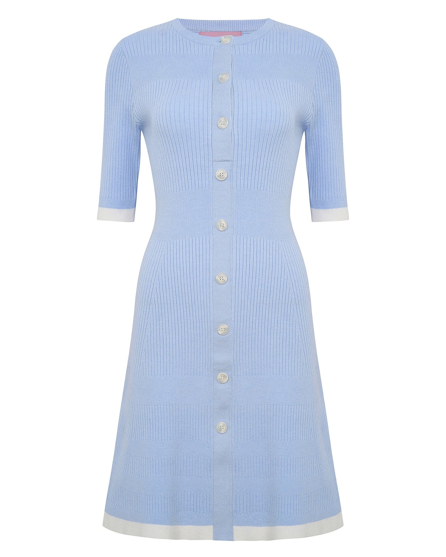 Button-front dress, Sky Blue — photo 8