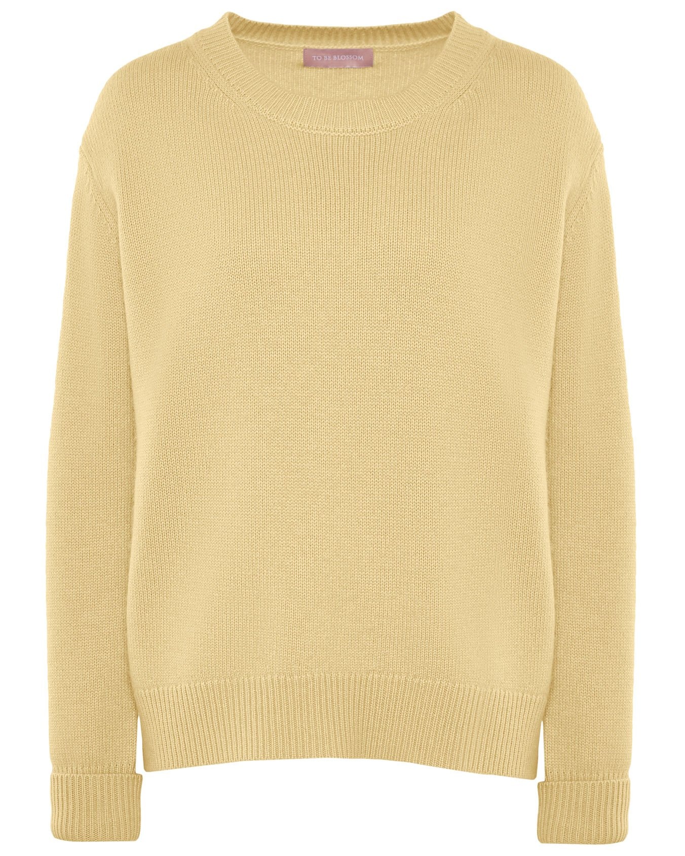 Round-neck sweater, Yellow — photo 6