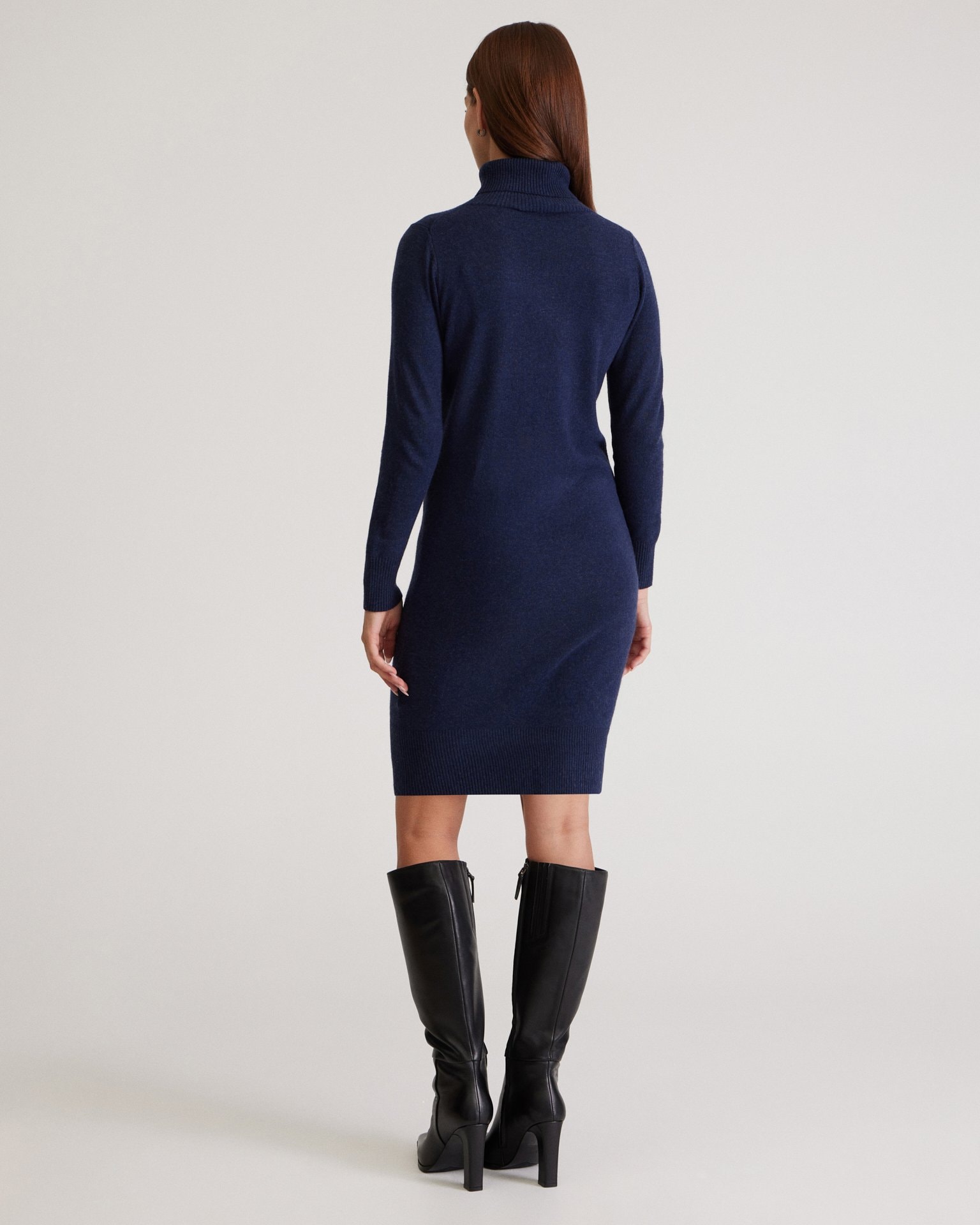 Dress with side slits, Blue — photo 3