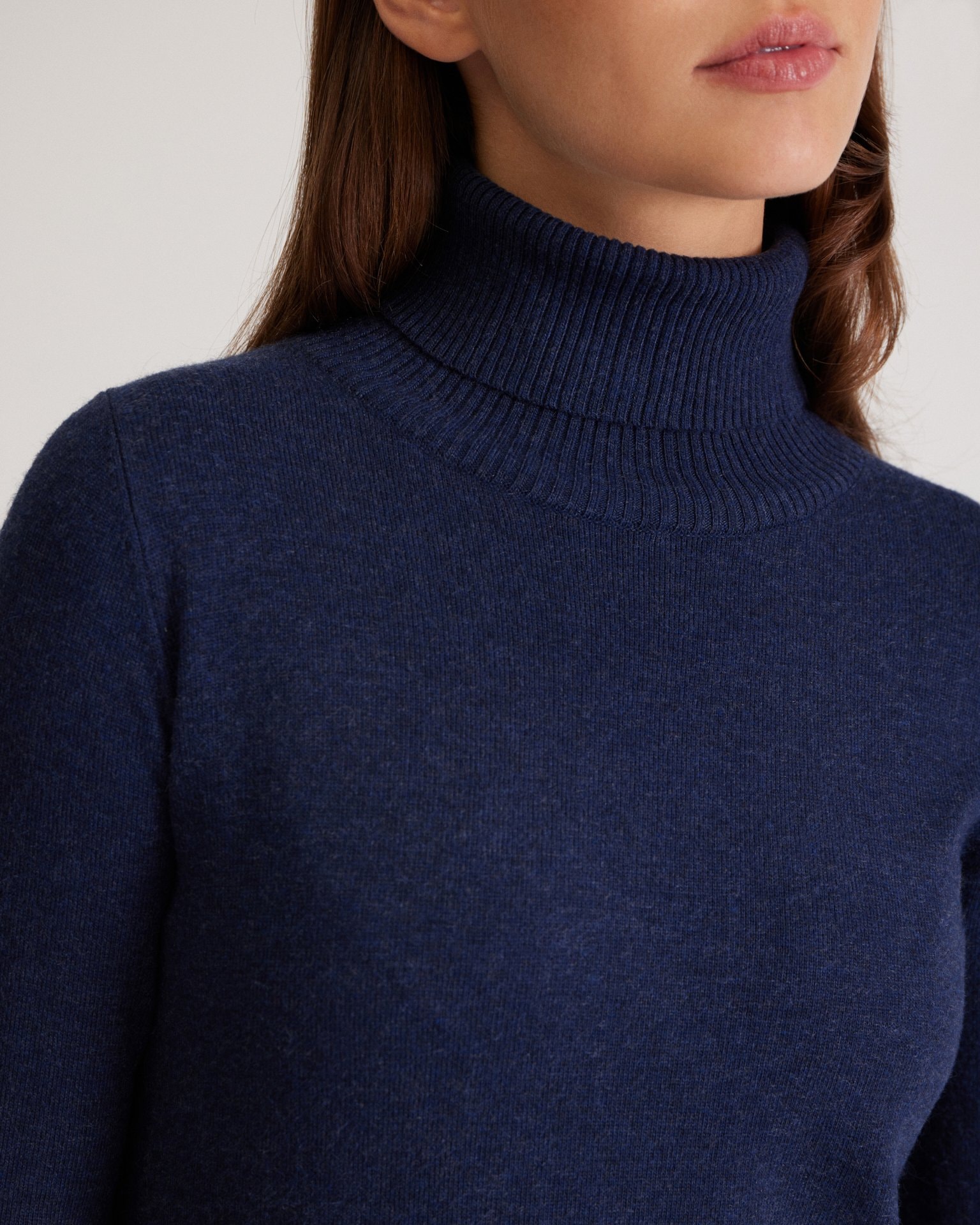 Dress with side slits, Blue — photo 6