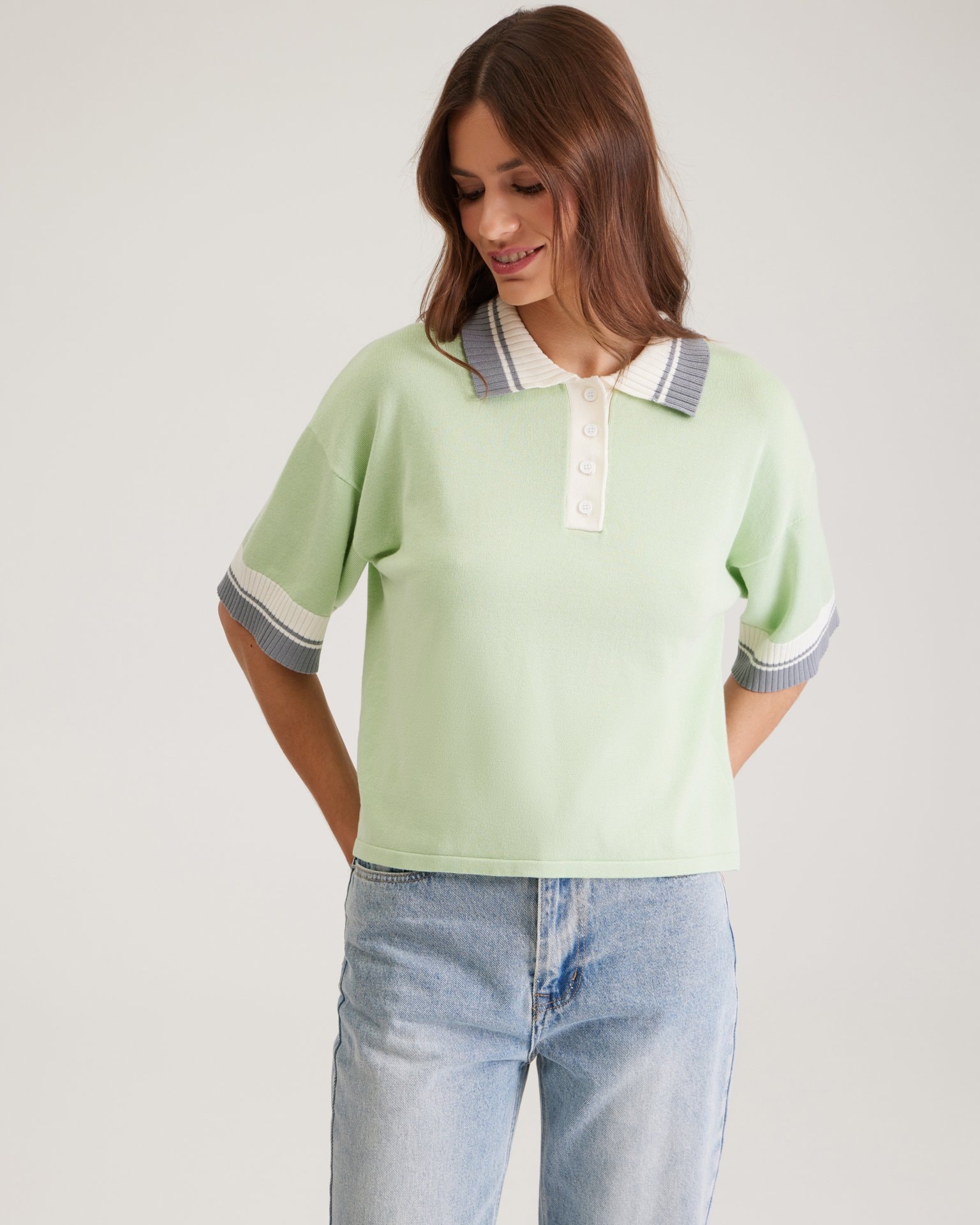 Lime polo, Green