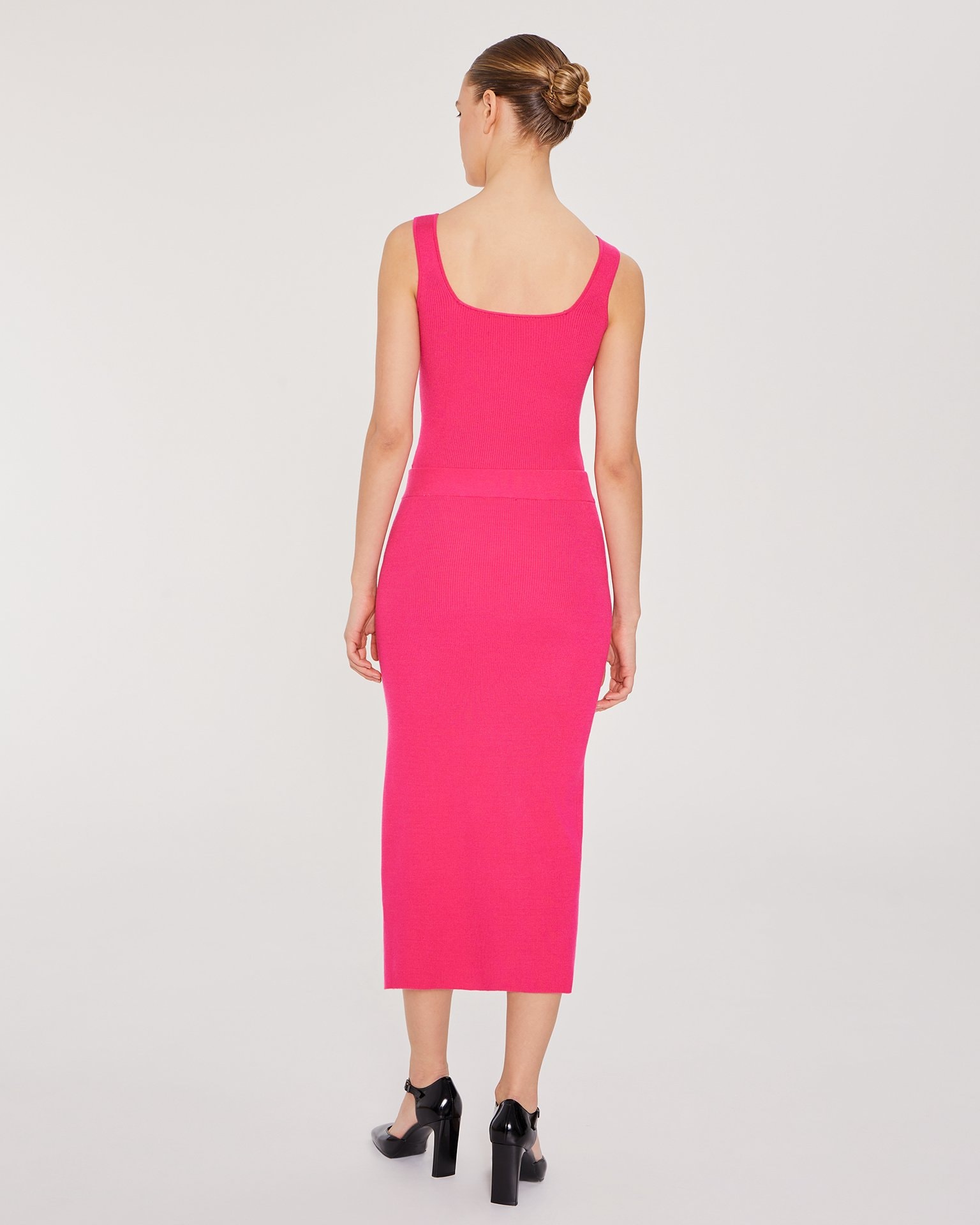 Viscose skirt, Fuchsia — photo 5