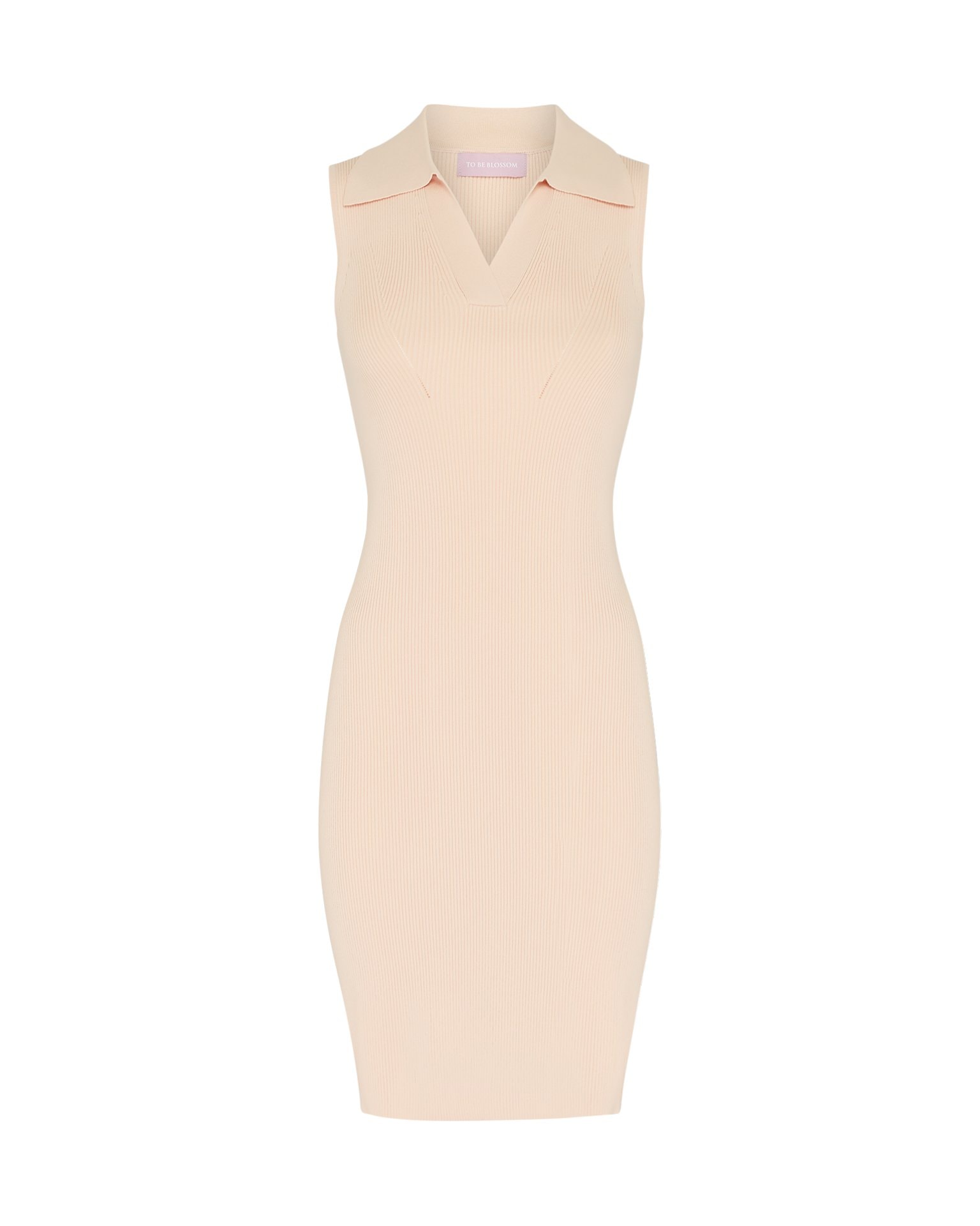 Sleeveless sheath dress, Cream — photo 6