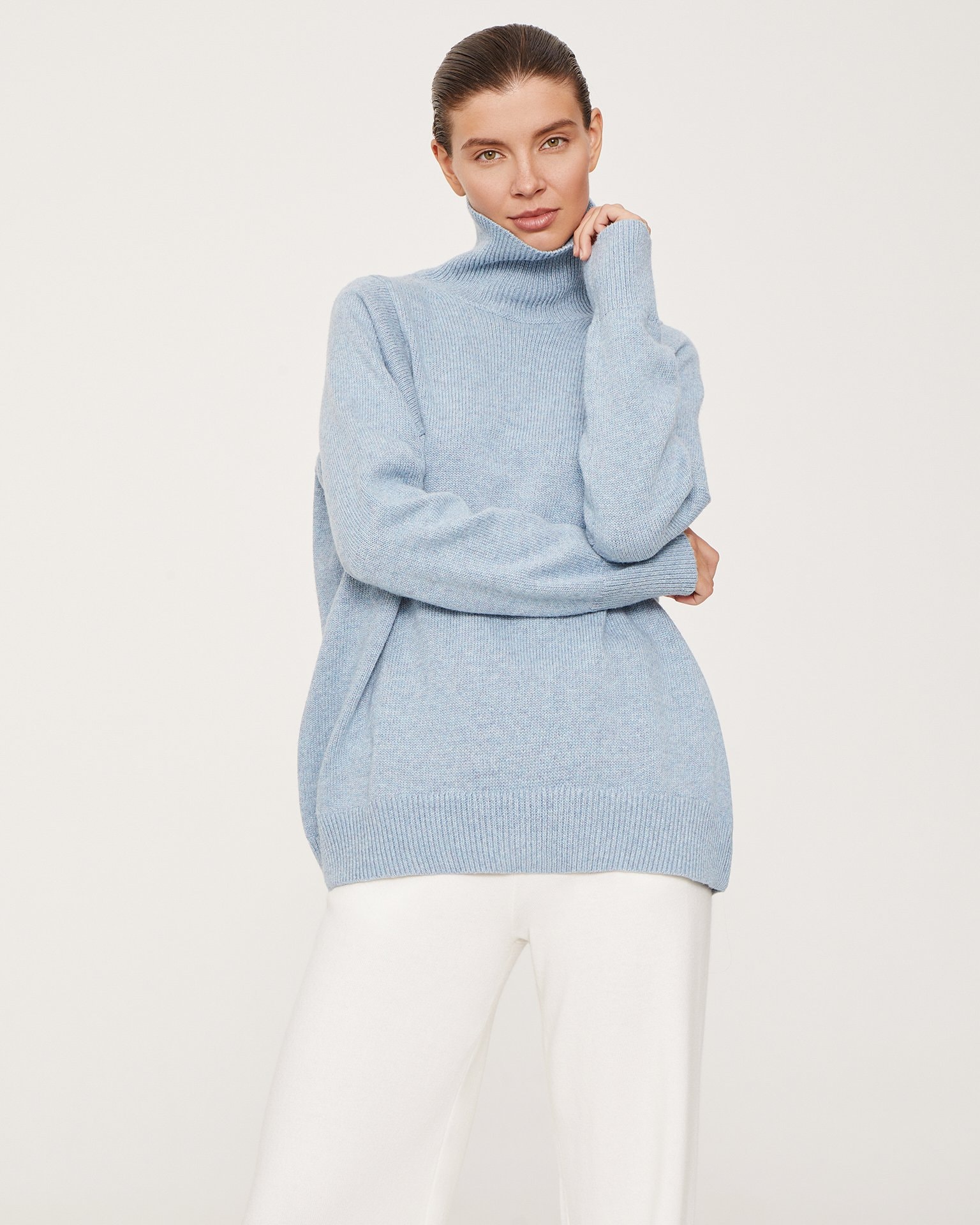 Blue jumper, Light Blue