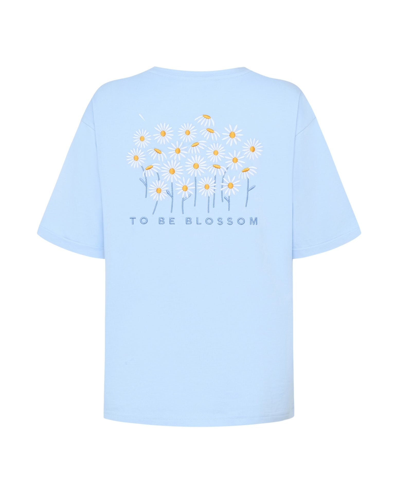 T-shirt with pattern, Blue