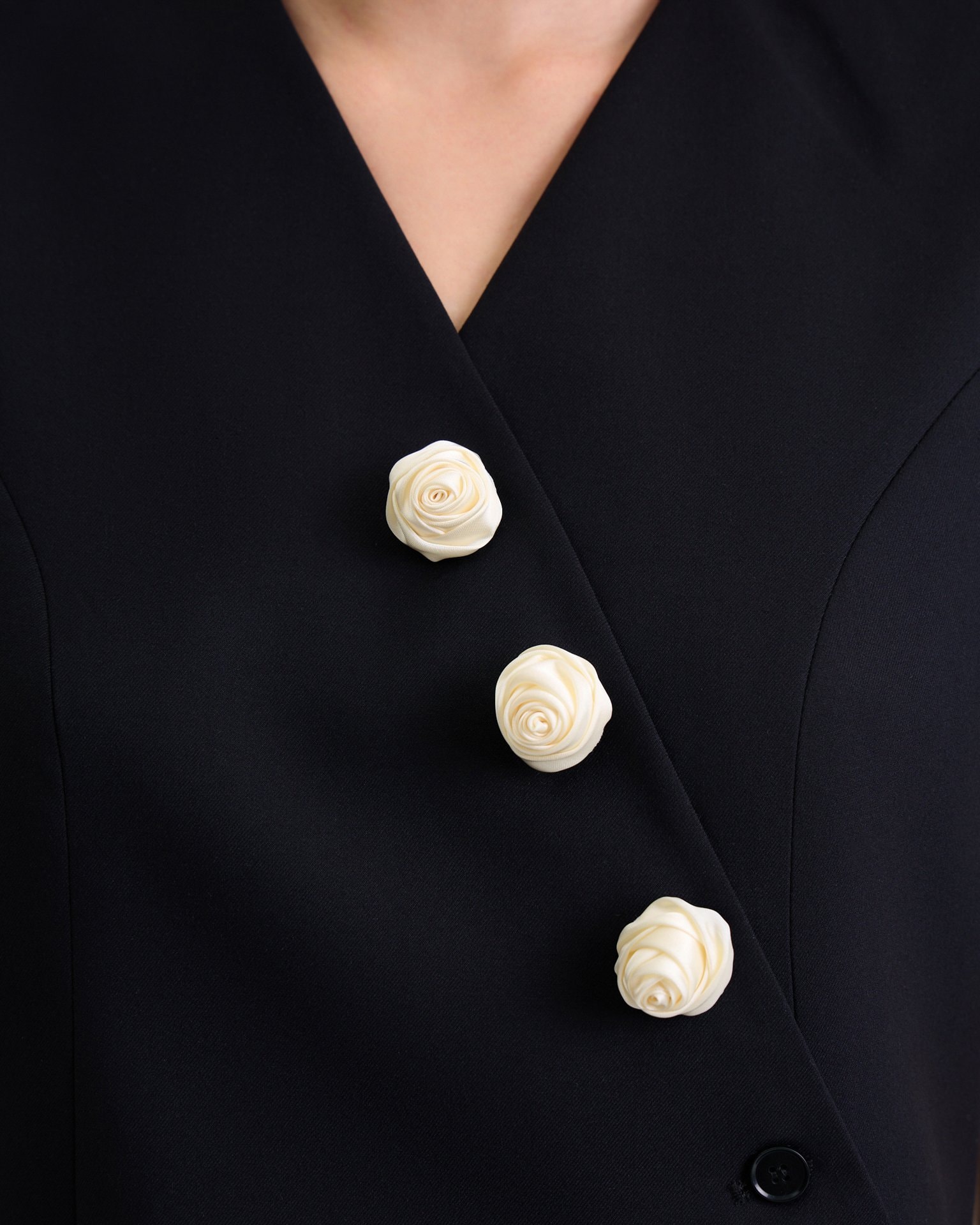 Set of floral brooches, Milky — photo 7