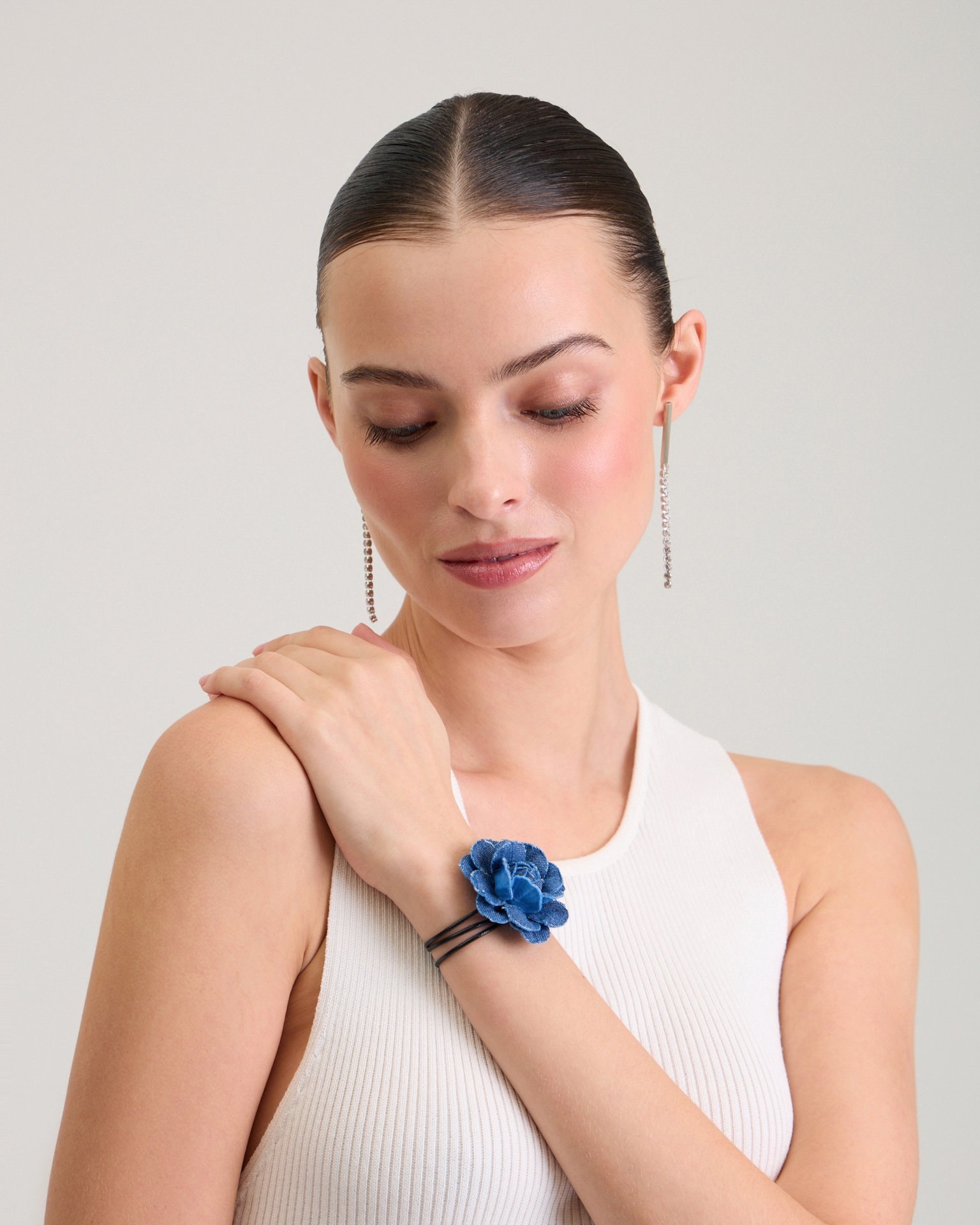 Blue flower accessory, Blue — photo 5