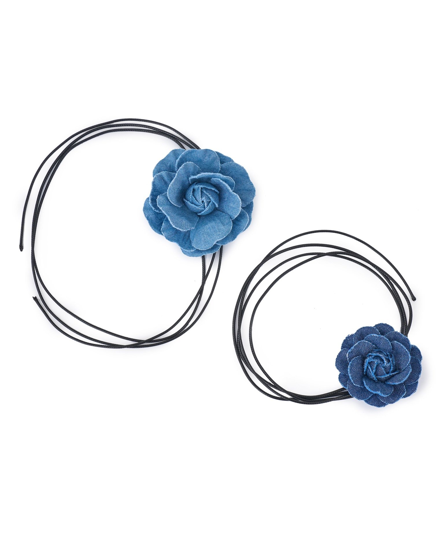 Blue flower accessory, Blue — photo 7