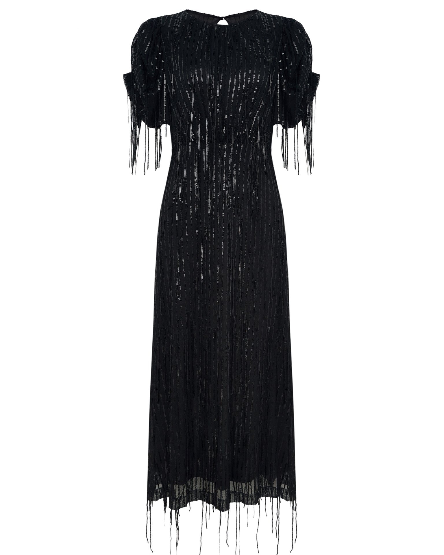 Sequin dress, Black — photo 9