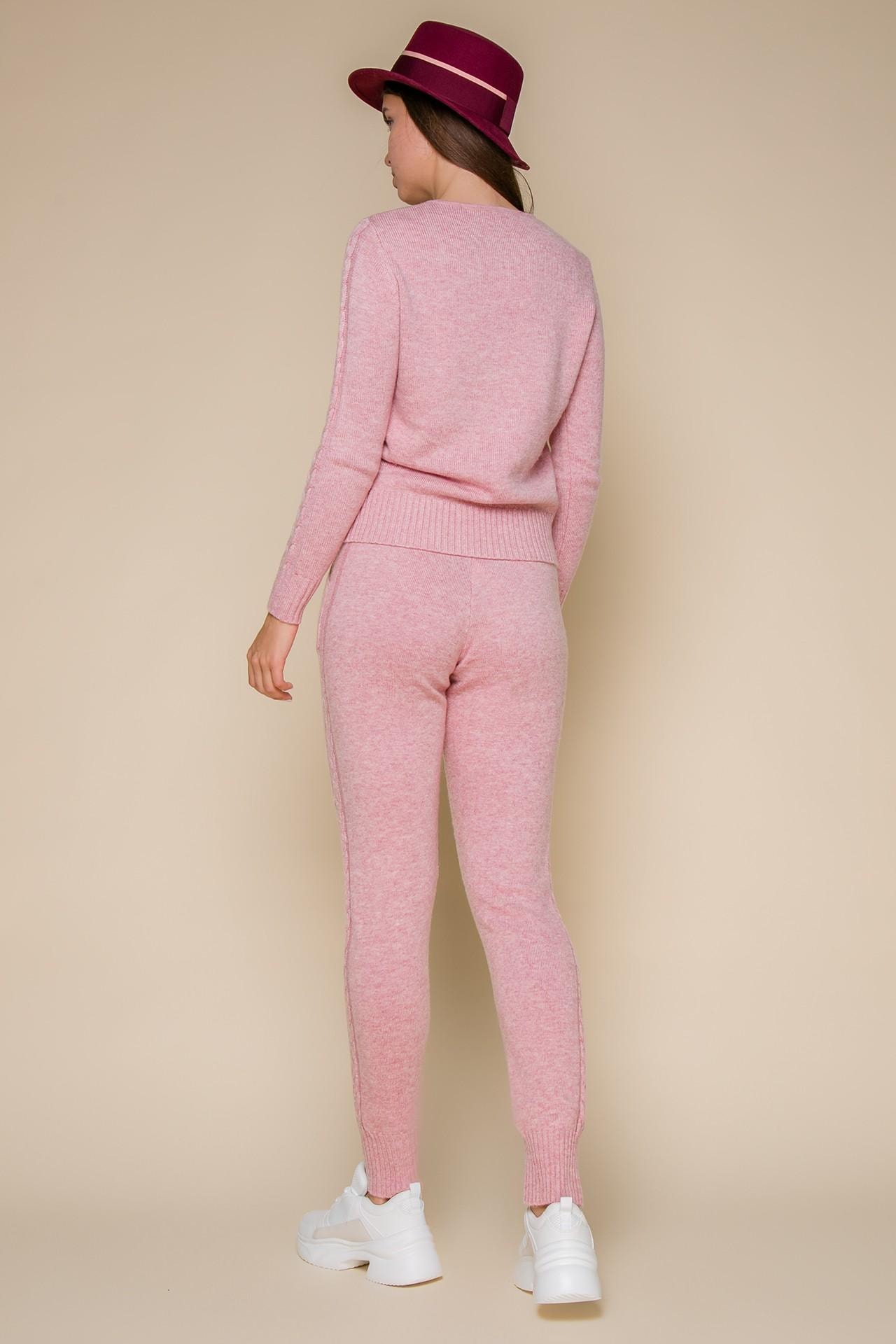Cosy cashmere suit in pink, Pink. — photo 5