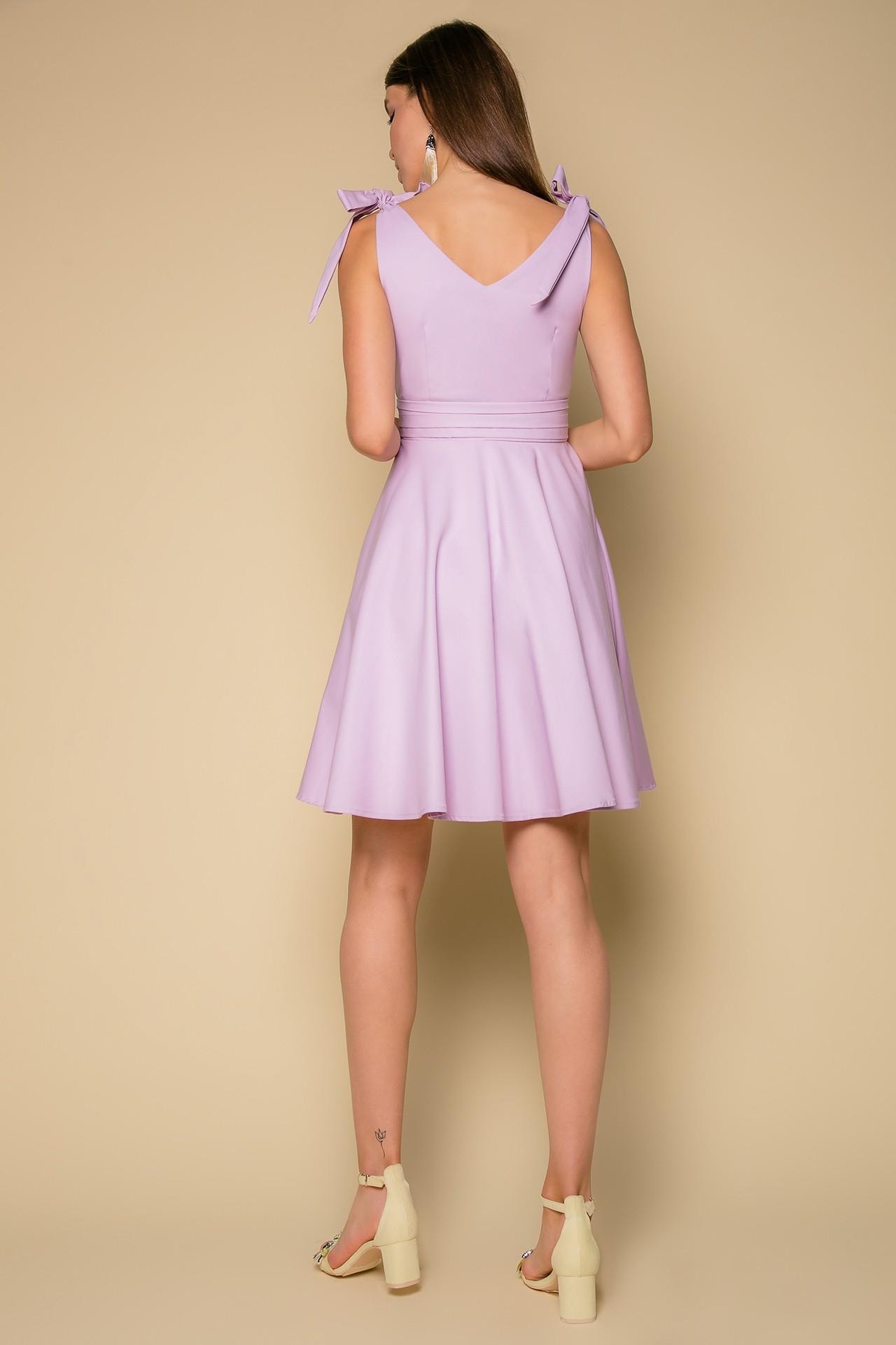 Lilac sundress with a raised waistline, Lilac — photo 5