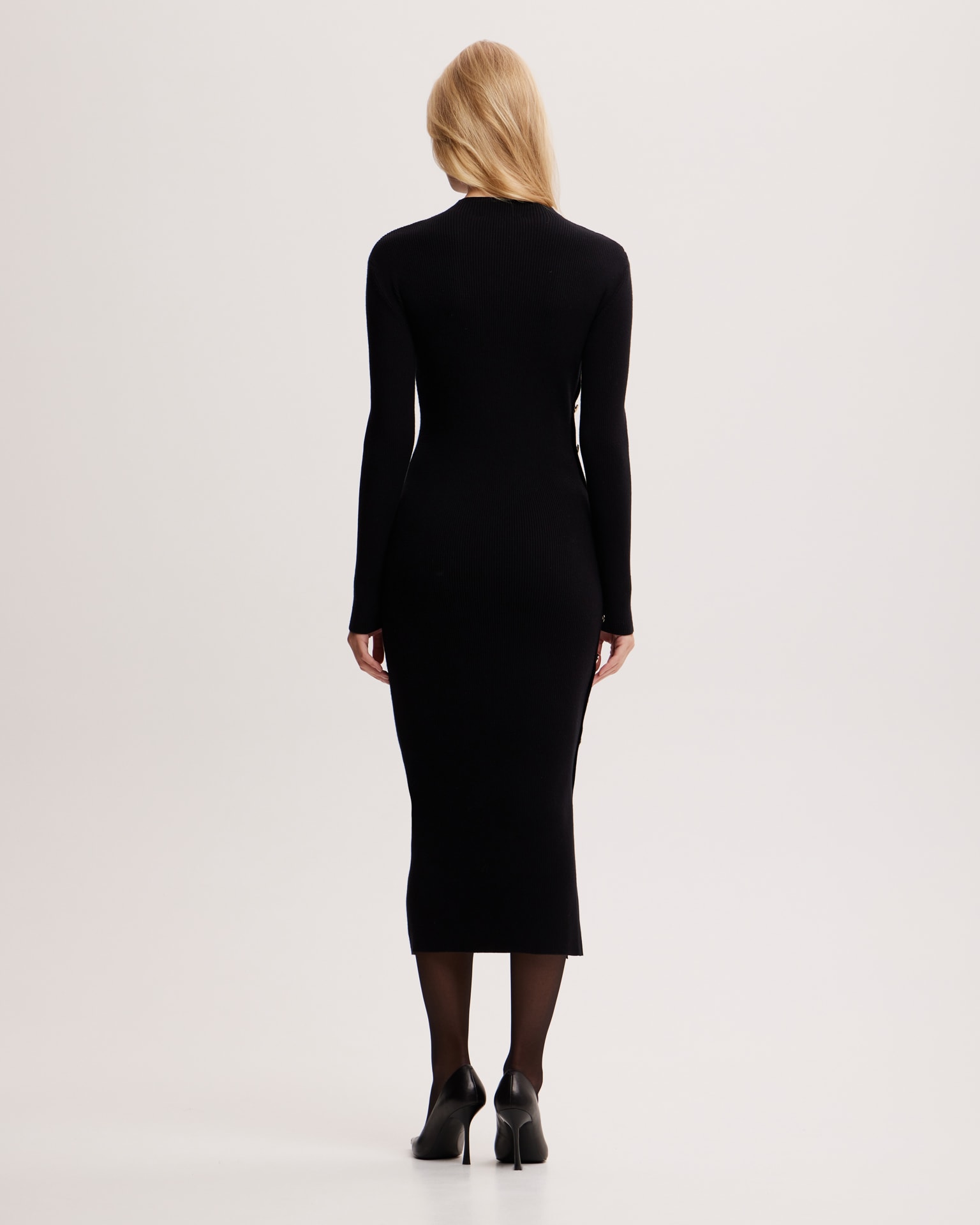 Midi dress, Black — photo 4